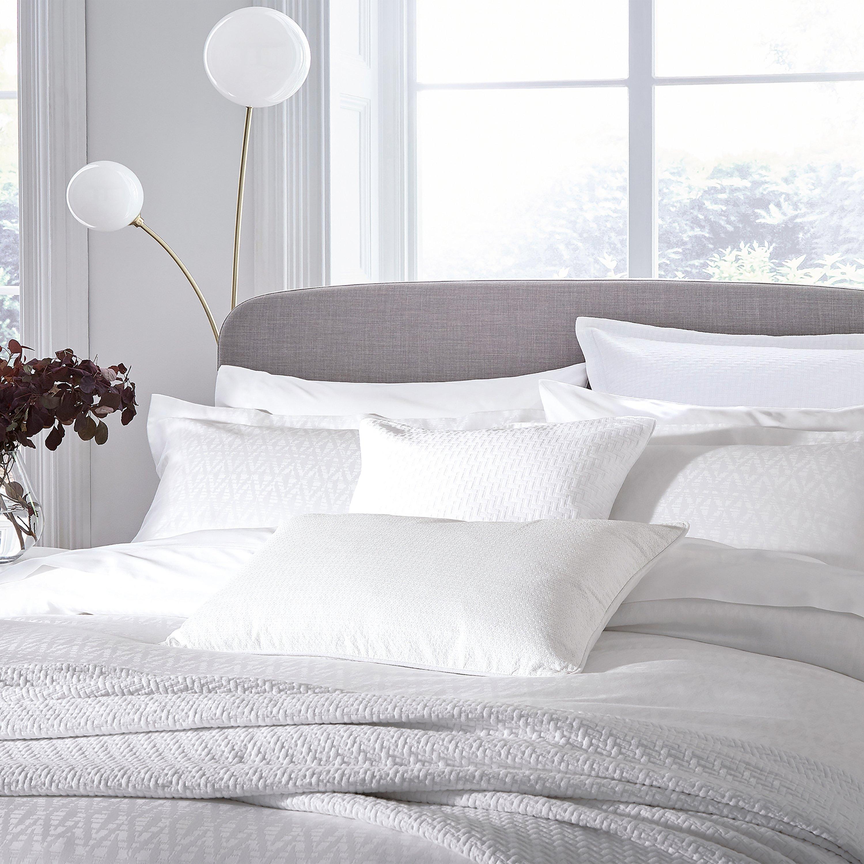 White - Bedeck of Belfast - KHAM OXFORD PILLOWCASE - 2
