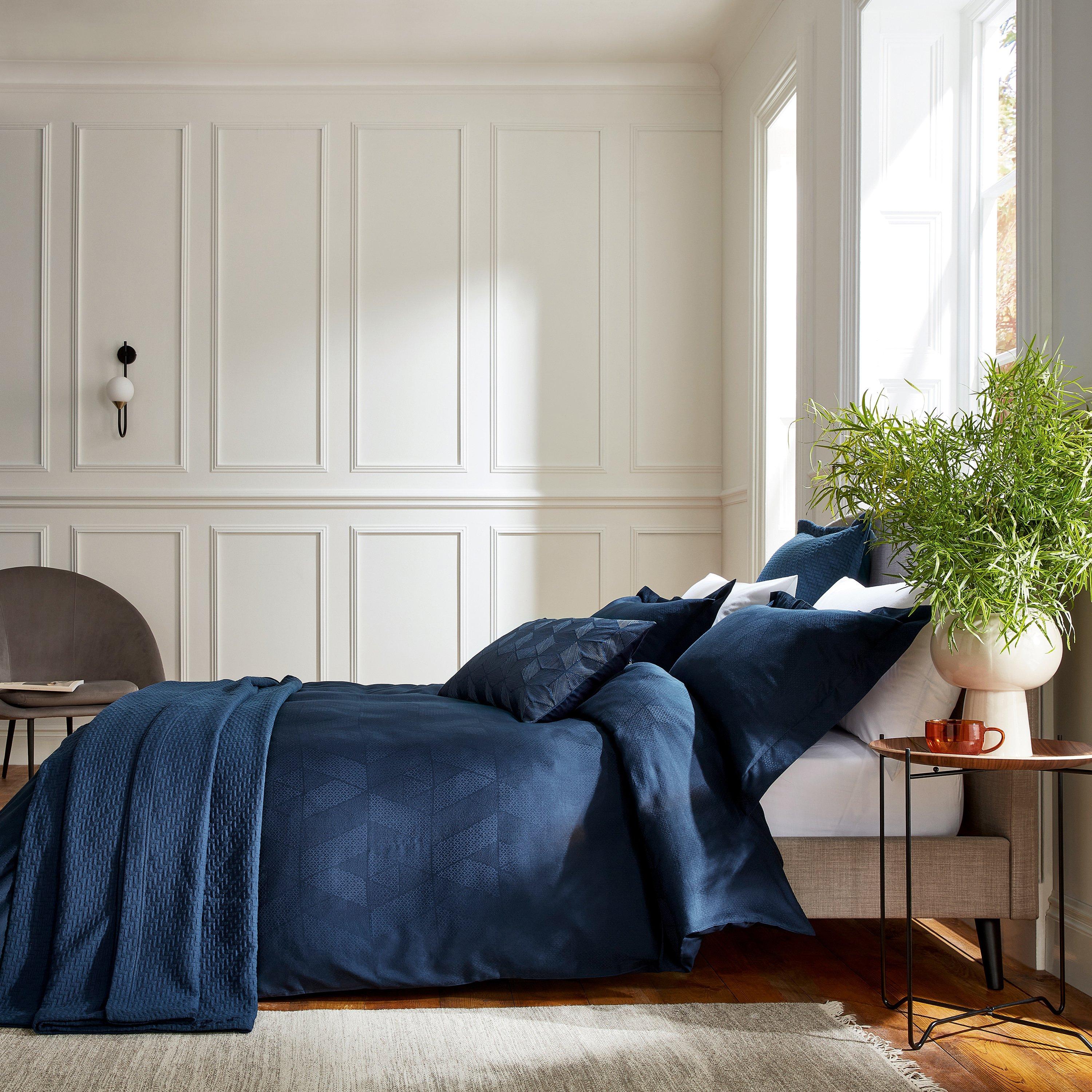 Bedeck Of Belfast  Osaka Duvet Cover - Midnight - SINGLE