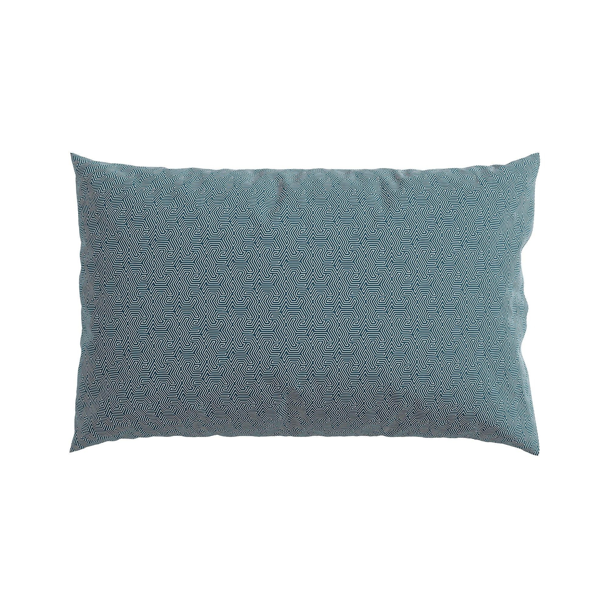 Bedeck Of Belfast  Oren Cotton Std Pillowcase Pairs Teal - STANDARD PILLOWCASE