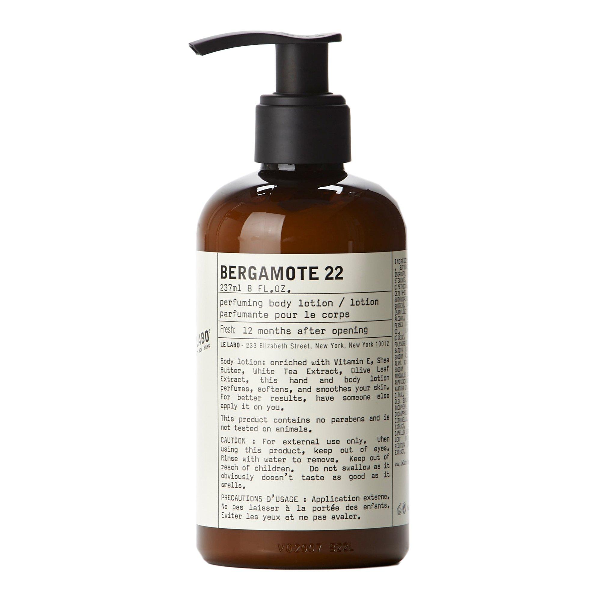 Le Labo BERGAMOTE 22 BODY LOTION 237ML