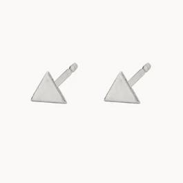 Mason Knight Yager 925 Sterling Silver Plain Triangle Stu