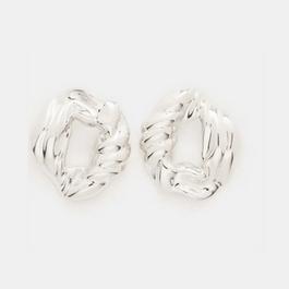 Mason Knight Yager Silver 925 Triple Wire Triangle Stud