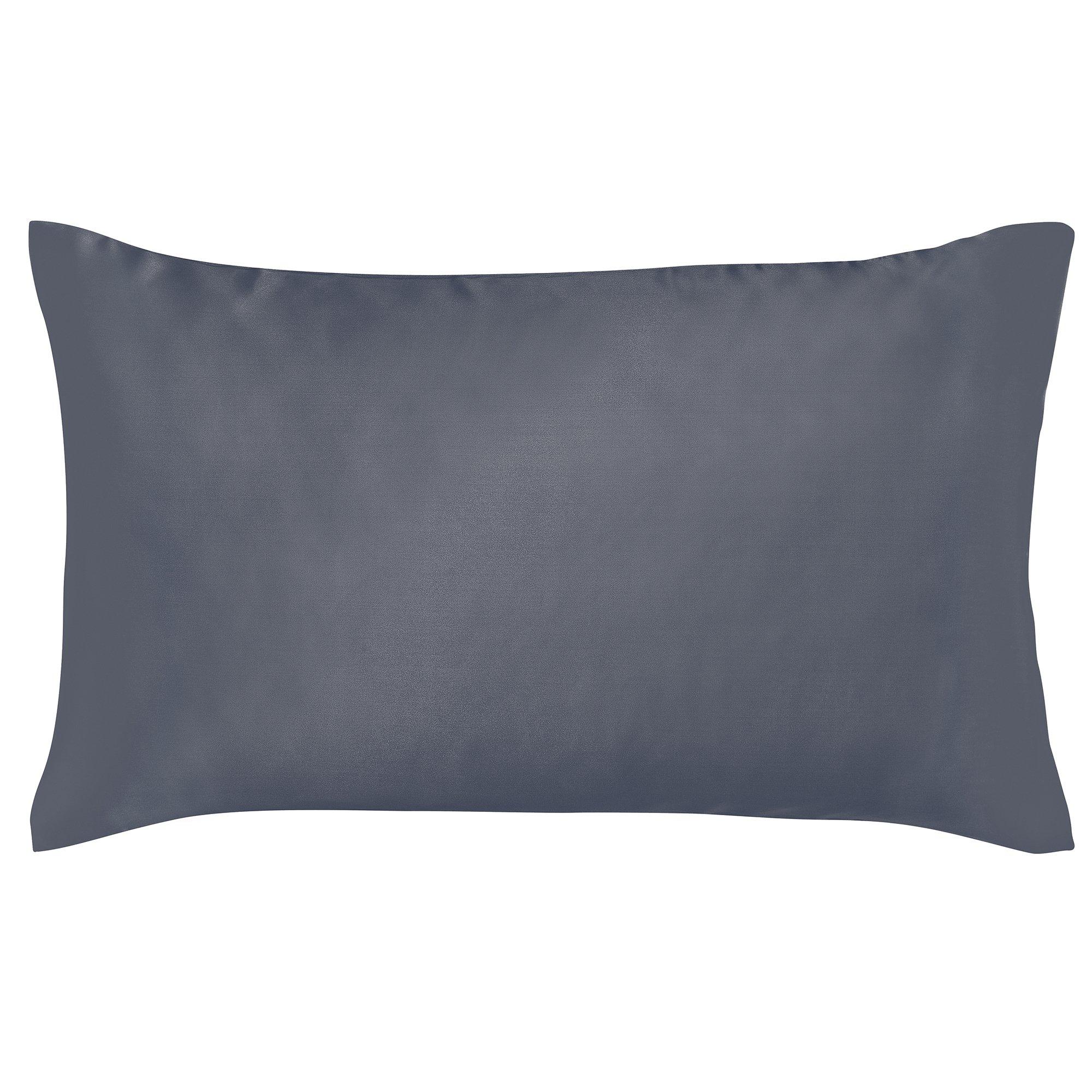Bedeck of Belfast Silk Standard Pillowcase Charcoal