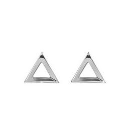 Mason Knight Yager 925 Sterling Silver Plain Triangle Stu
