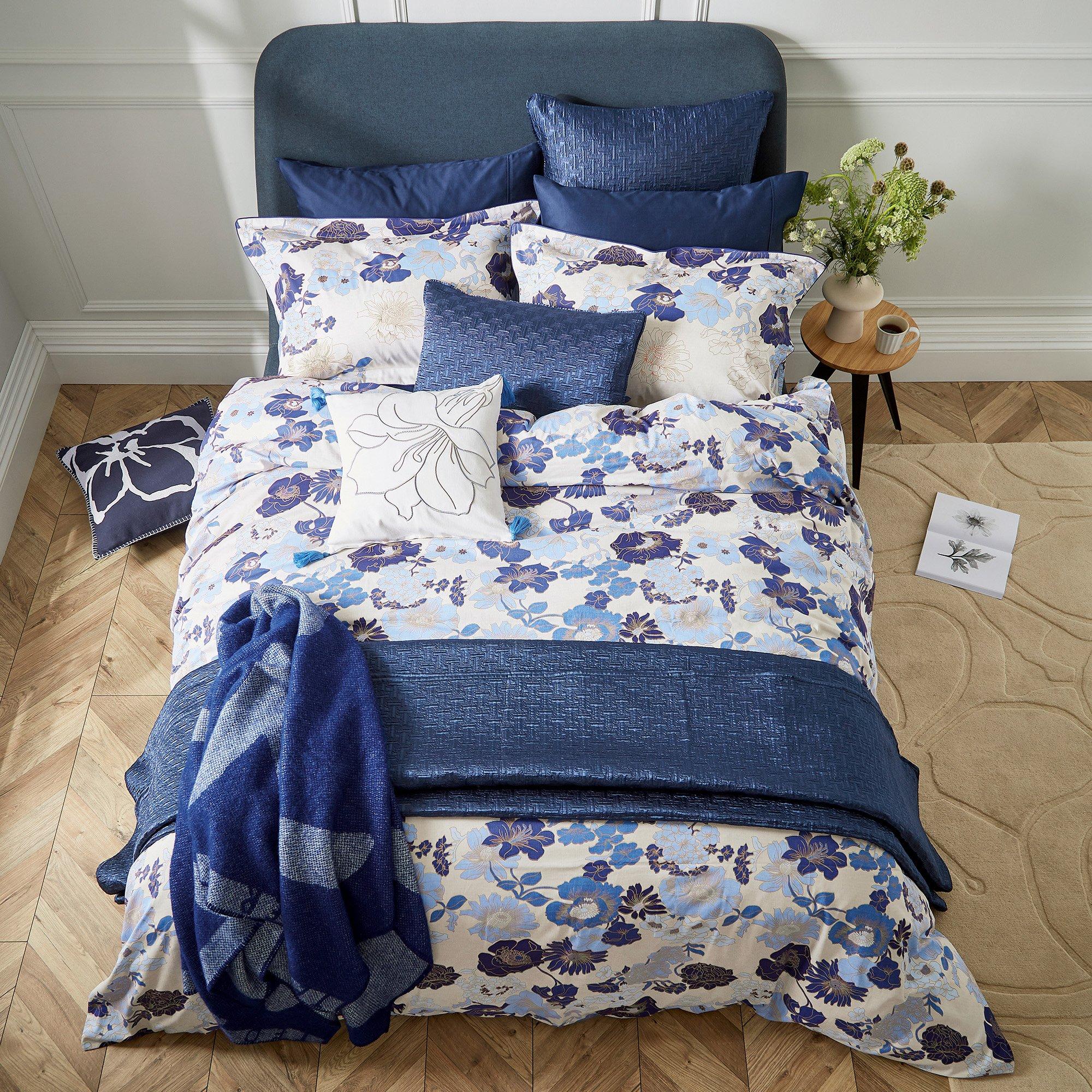 Navy - Ted Baker Home - Ted Baker Home T Quilted Throw - 3