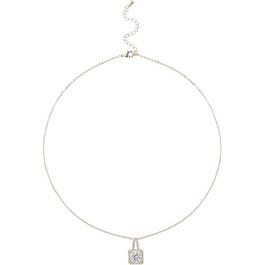 Mason Knight Yager 18kt Gold Plate Stone Square Pendant
