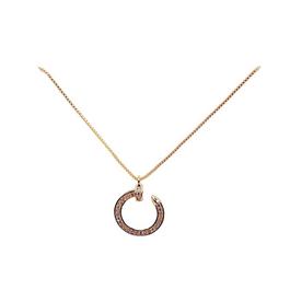 Mason Knight Yager 18kt Gold Plate Cut CircleStonesPendant
