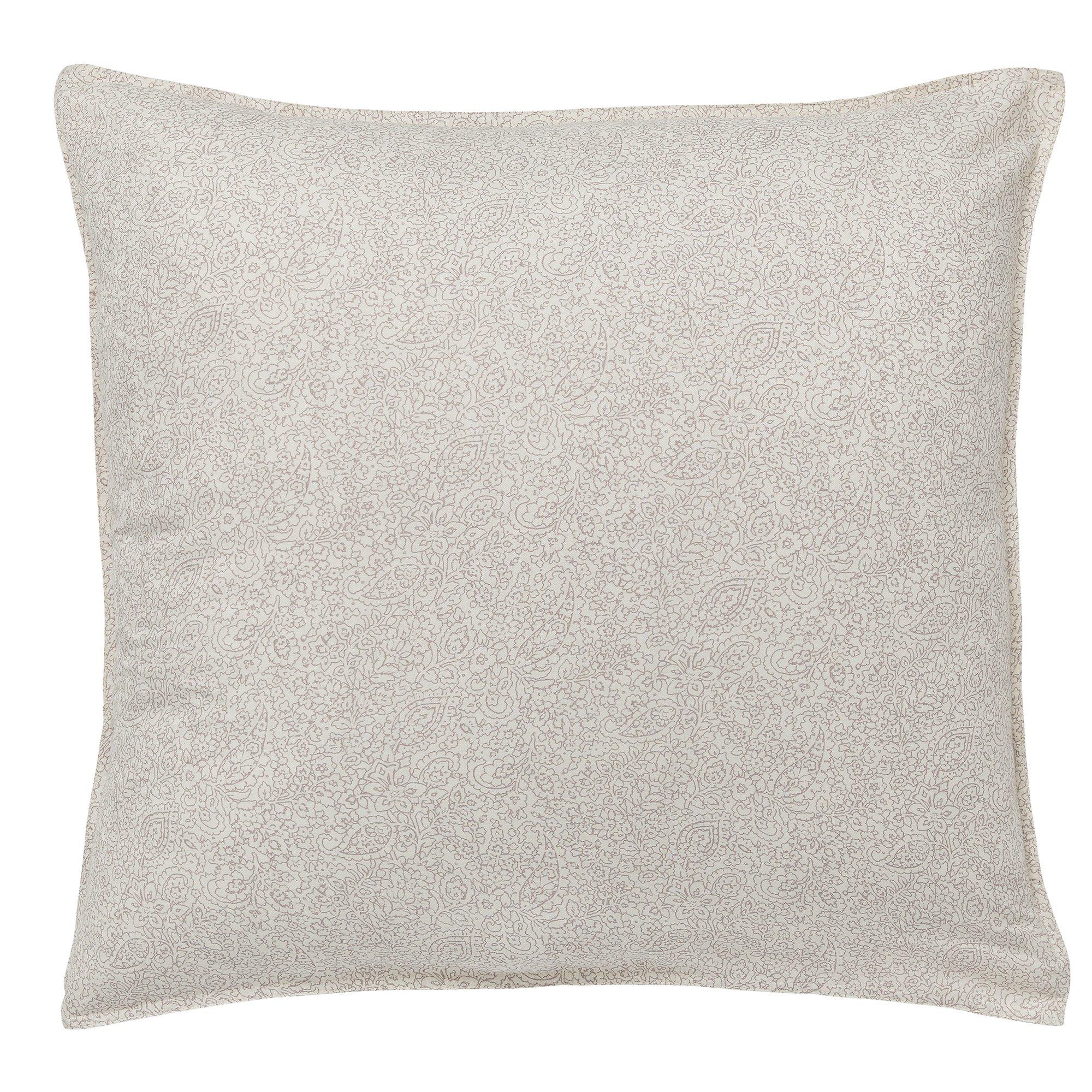 Bedeck Of Belfast  Florin Pillow Case Square Pair Linen - Heather - SQUARE PILLOWCASE