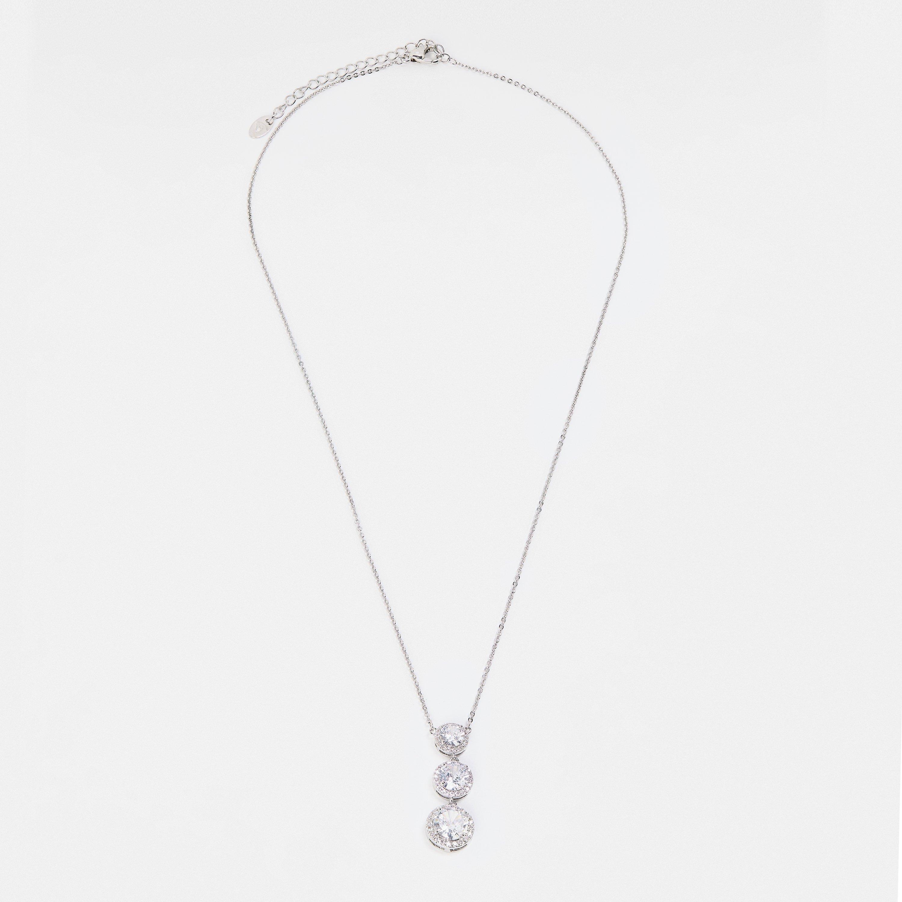 Weiß - Mason Knight Yager - Triple Cubic Stone Connect Necklace - 2