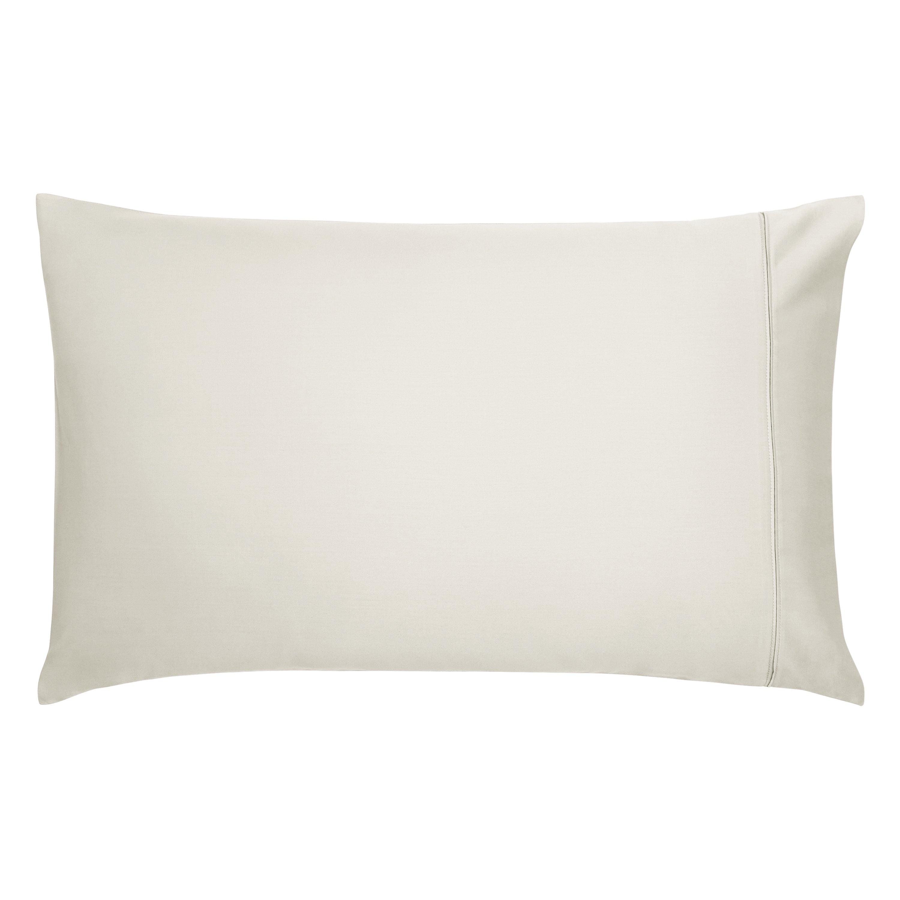 Bedeck Of Belfast  Fine Linens 600Tc Plain Dye Standard Pillowcase - Cashmere - STANDARD PILLOWCASE