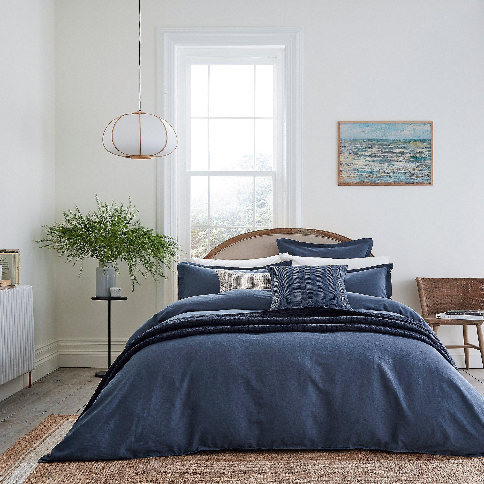 Bedeck Of Belfast  Ren Cover Set Indigo - DOUBLE
