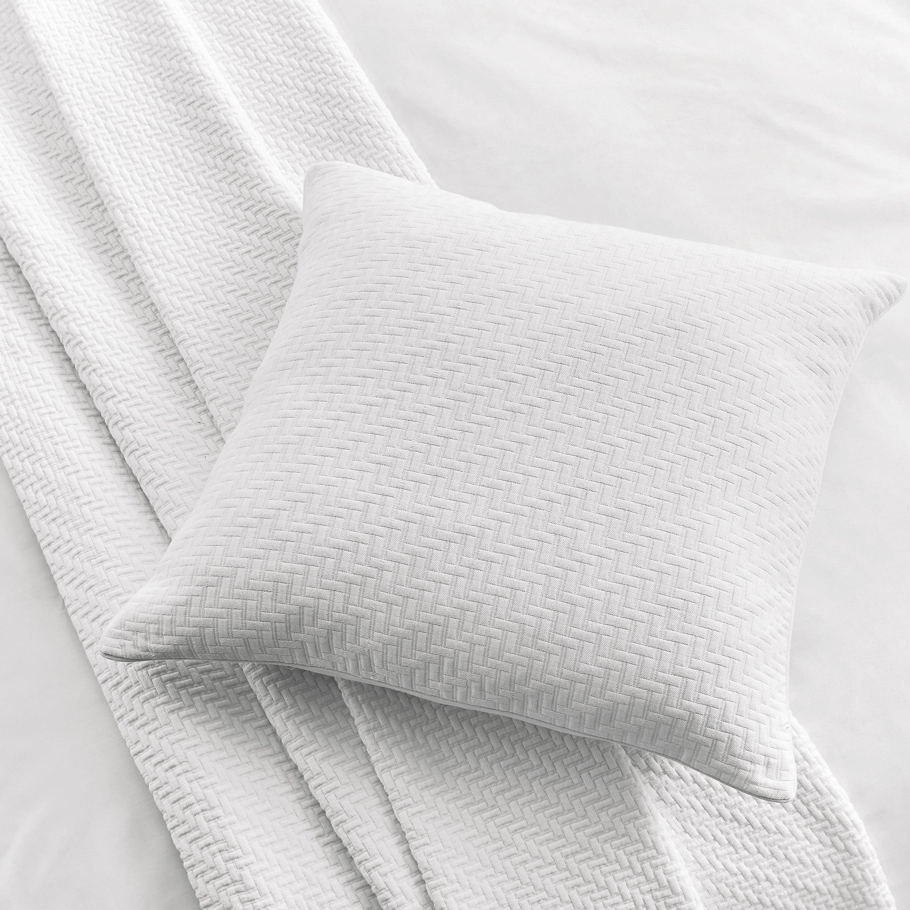 White - Bedeck of Belfast - Andaz Cushion - 2