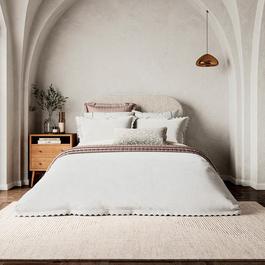 Bedeck of Belfast Avita Geo Scallop Cotton Duvet Cover