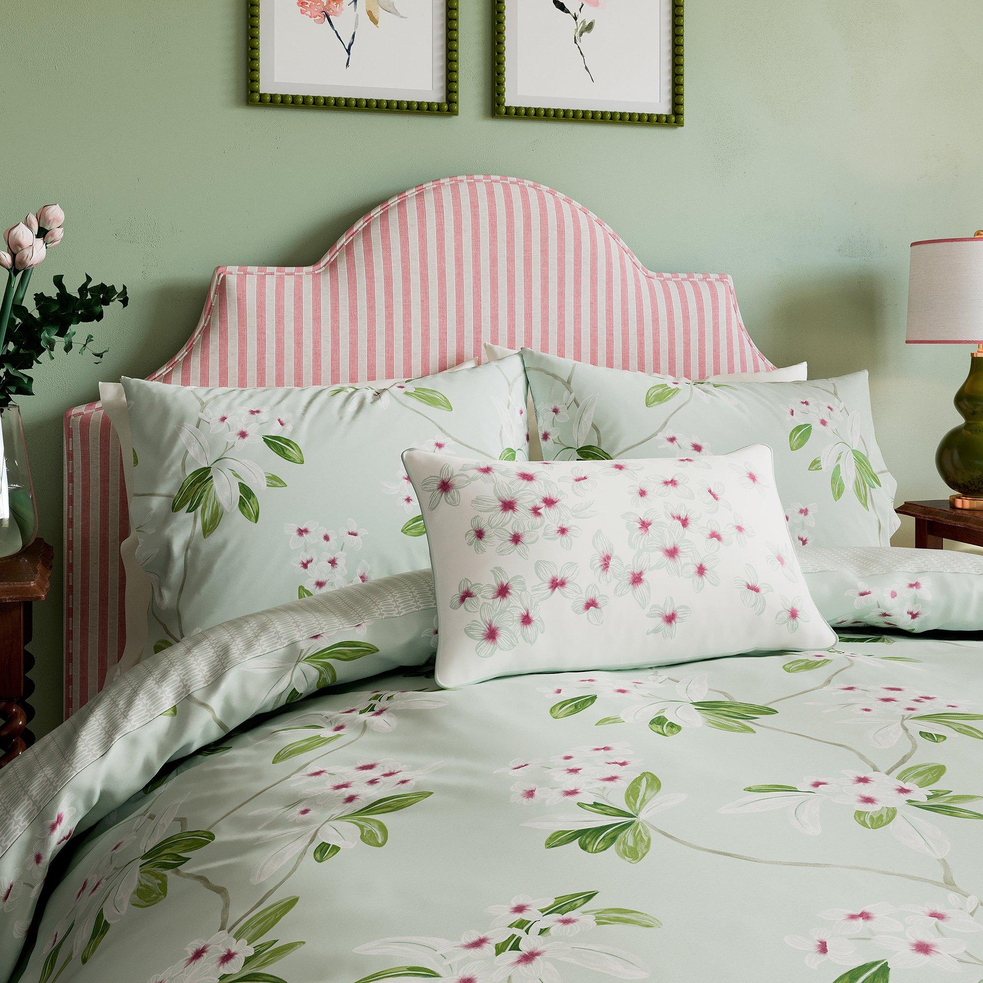 Aqua - Sanderson - Oleander Cotton Duvet Cover Set - 2