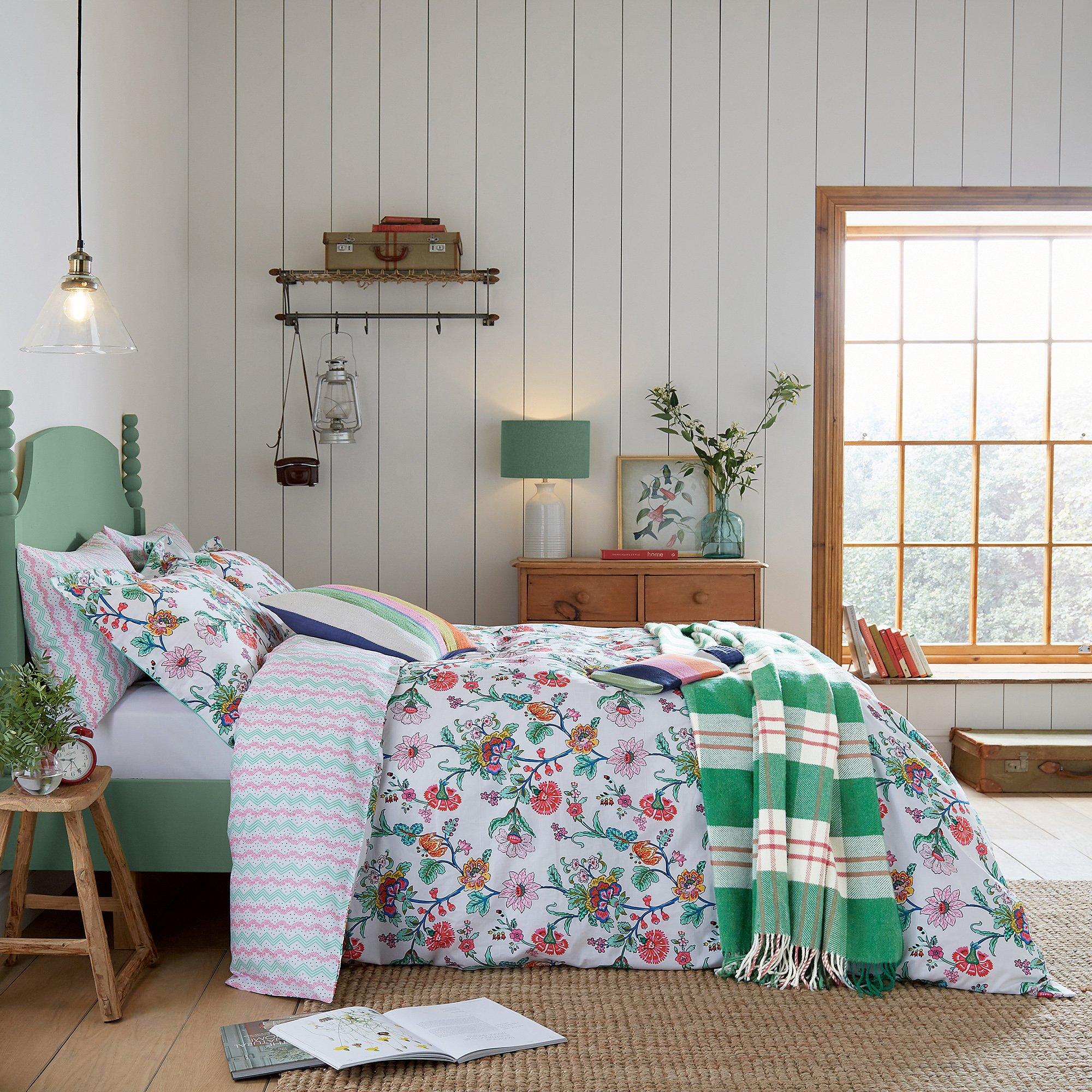 Multi - Joules - Indienne Floral Cotton Duvet Cover Set Multi - 1