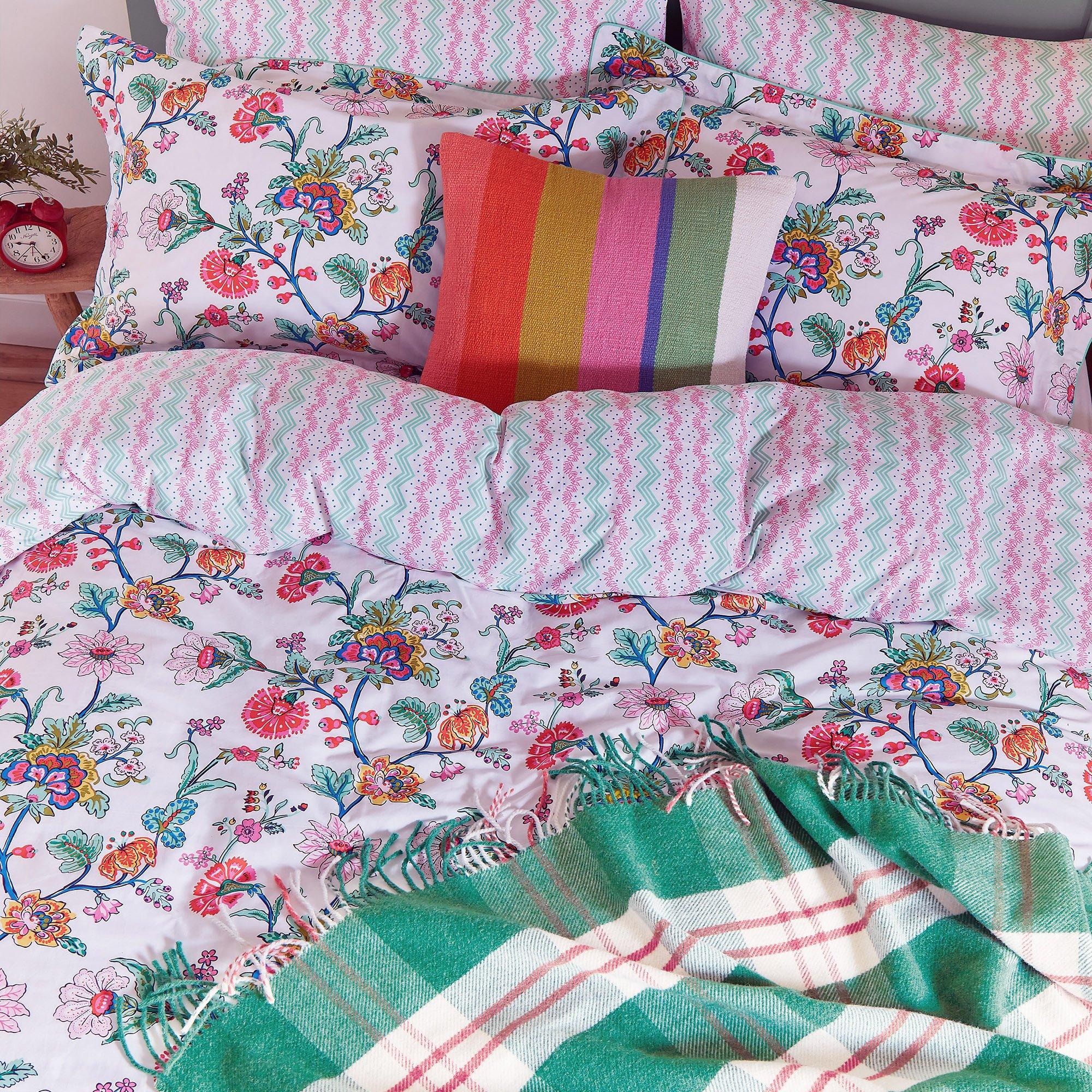 Multi - Joules - Indienne Floral Cotton Duvet Cover Set Multi - 3