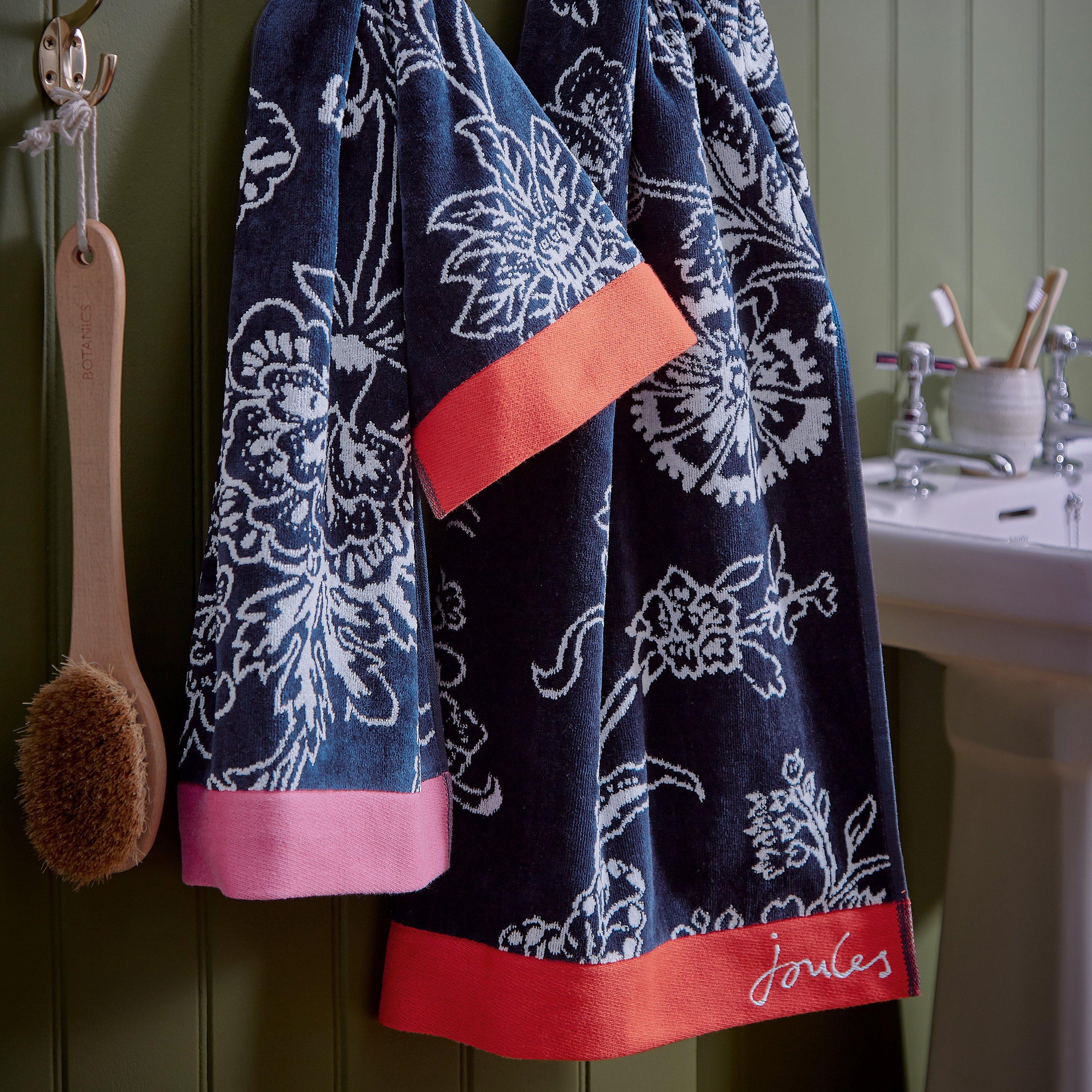 Multi - Joules - Indienne Floral Cotton Towels - 3