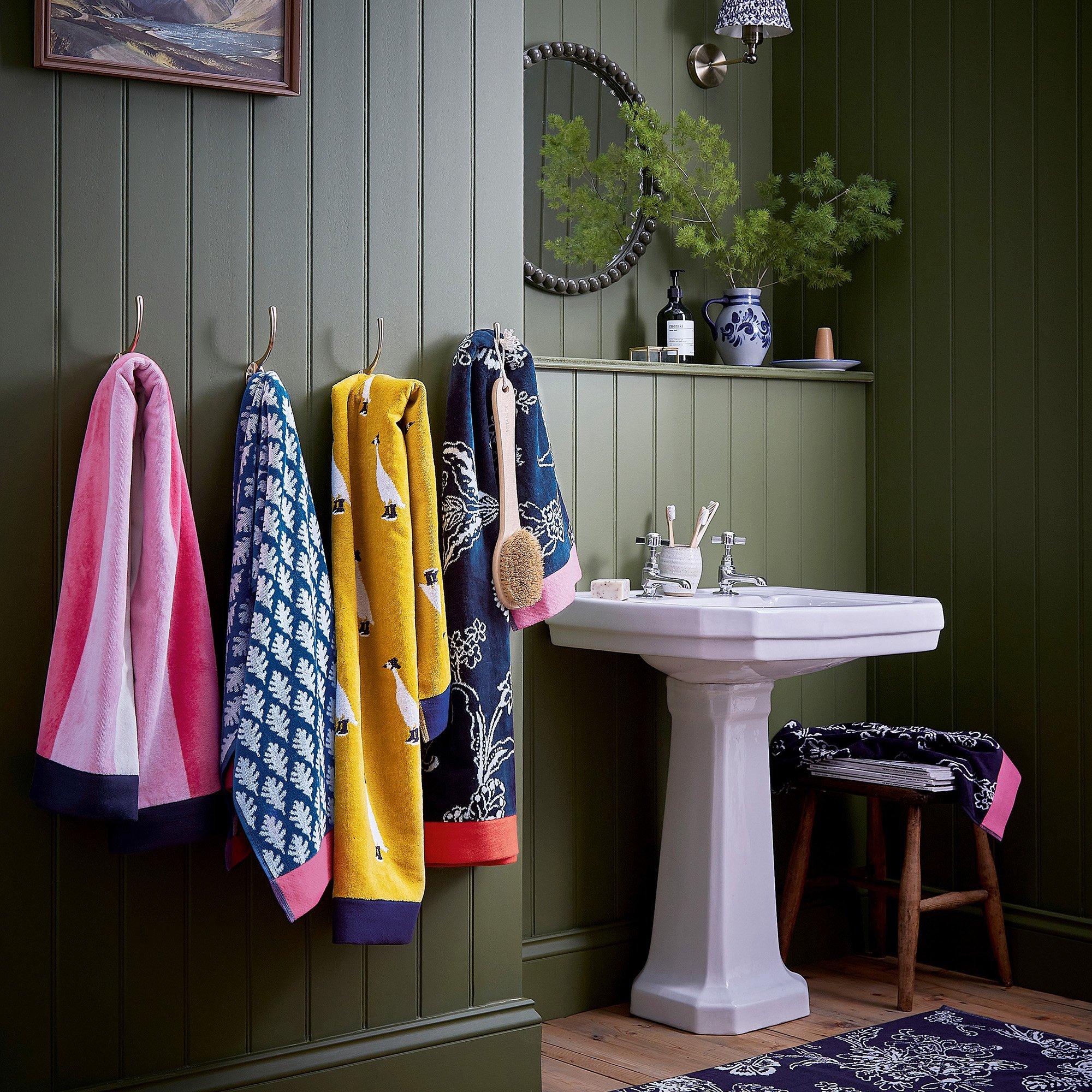 Multi - Joules - Indienne Floral Cotton Towels - 4