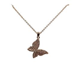 Mason Knight Yager 18kt White Plate ButterflyStones Pendant