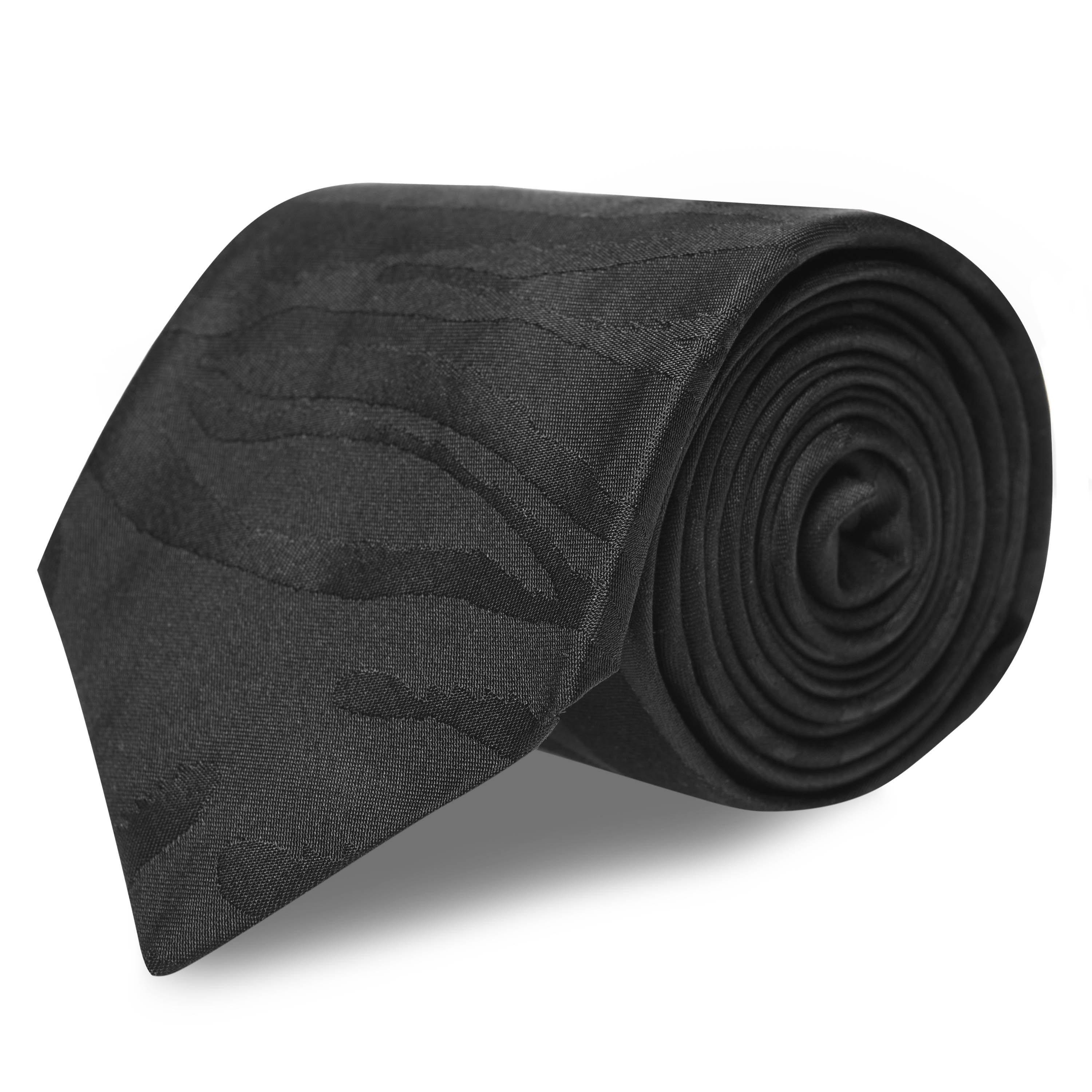 Navy - Tiger of Sweden - Tiger Jaquard Tie - 1