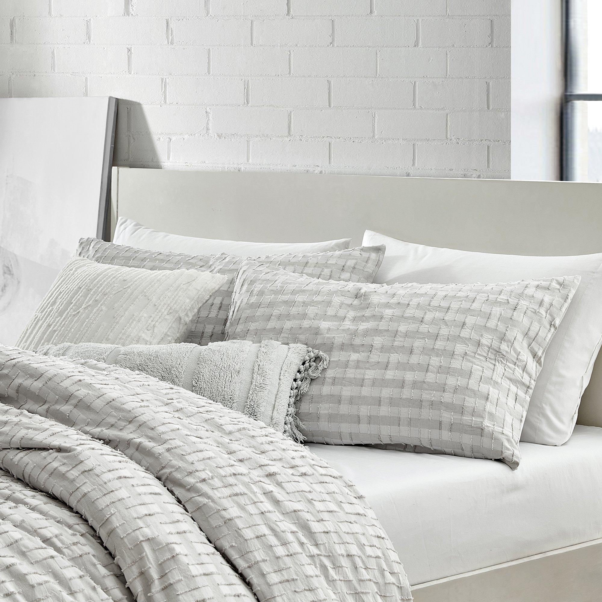 Grey - DKNY - Refresh Cotton  Standard Pillowcase - 3