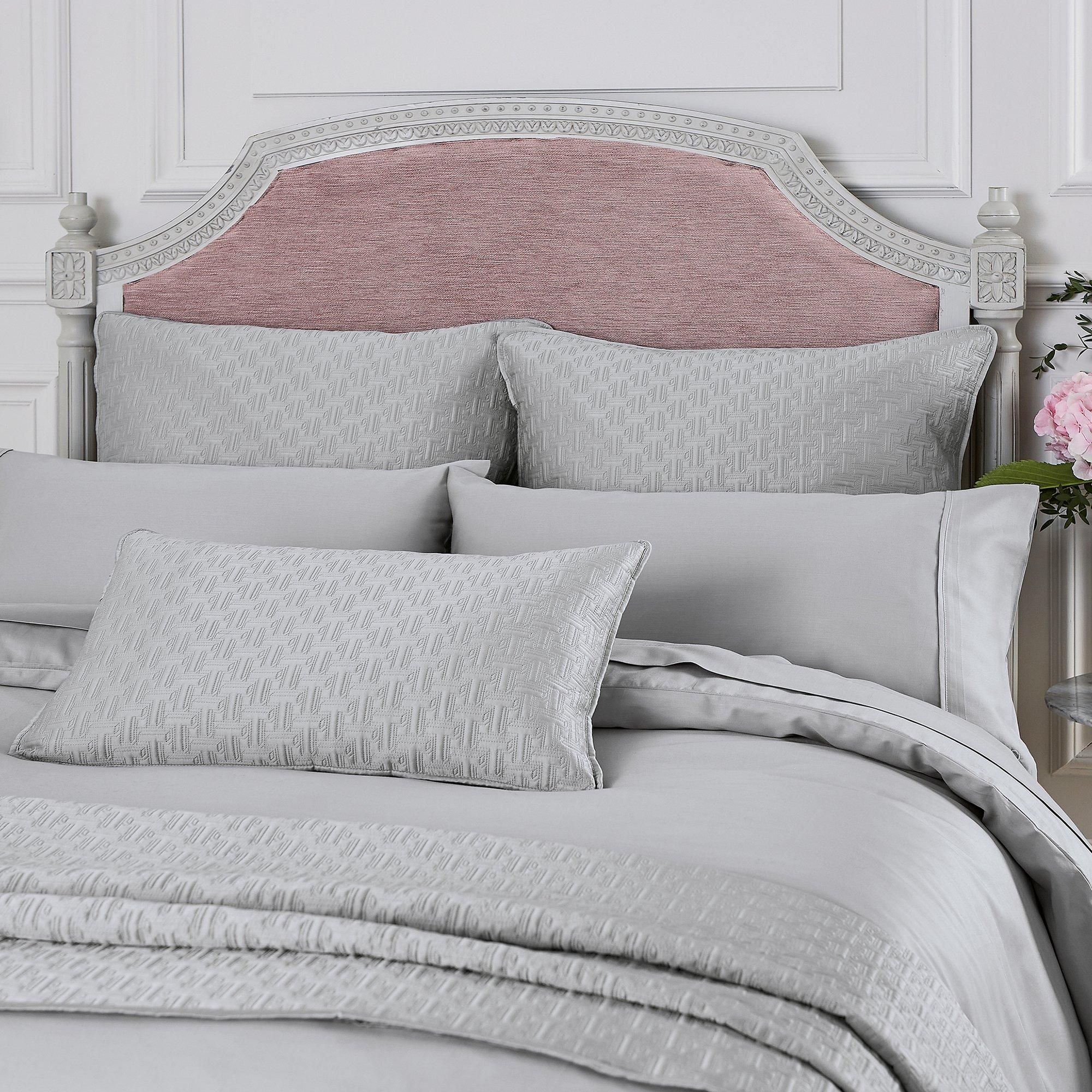Zilver - Ted Baker Home - T Quilted Pillow Sham White - 2