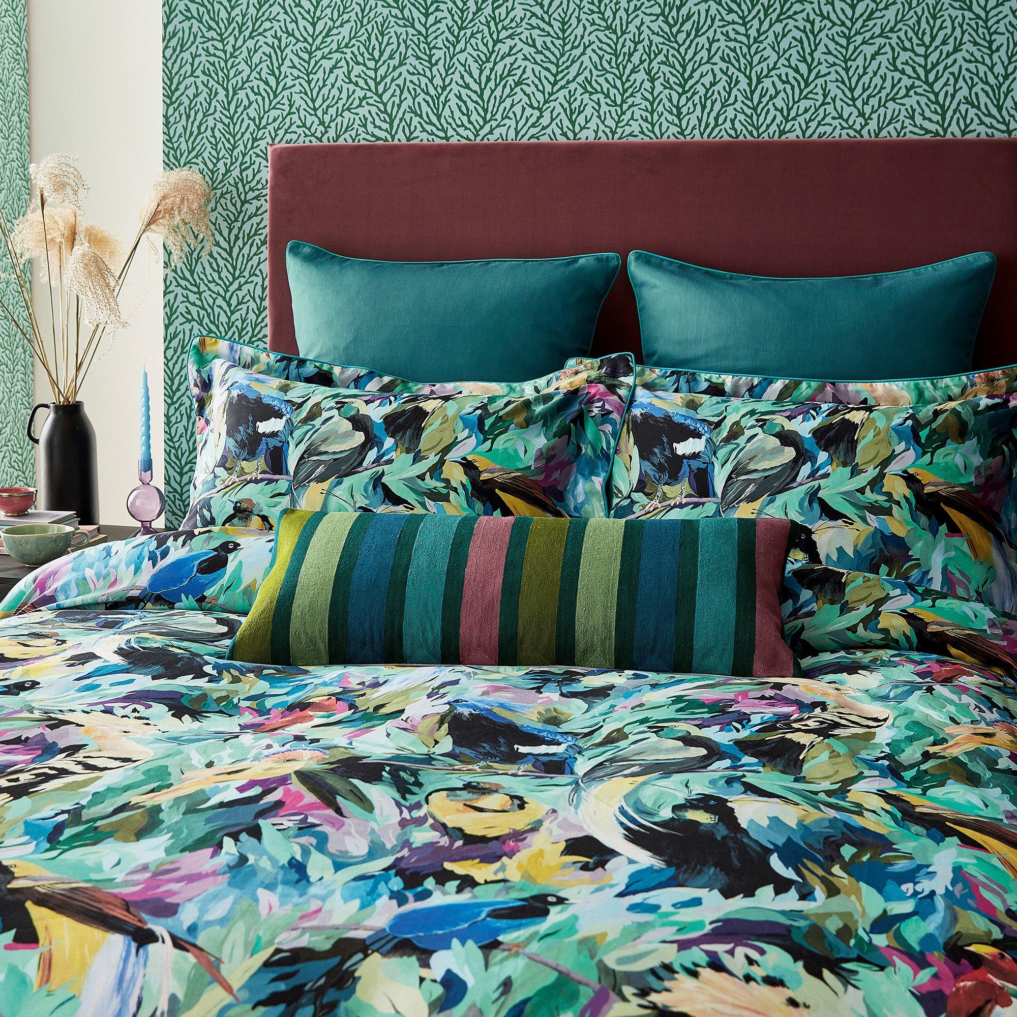 Wilderness - Harlequin - Dance of Adornment Cotton Duvet Cover - 2