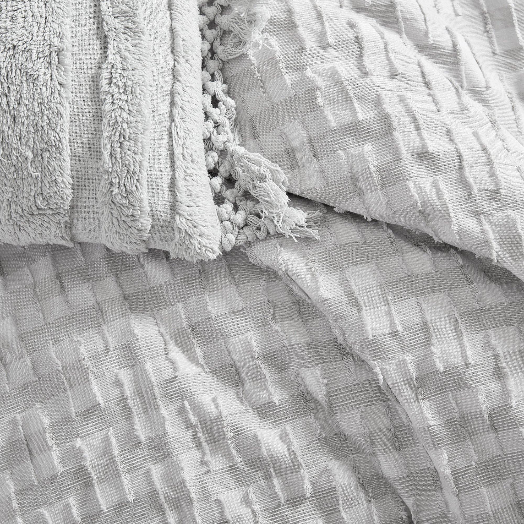 Grey - DKNY - Refresh Cotton Jacquard Duvet Cover - 4