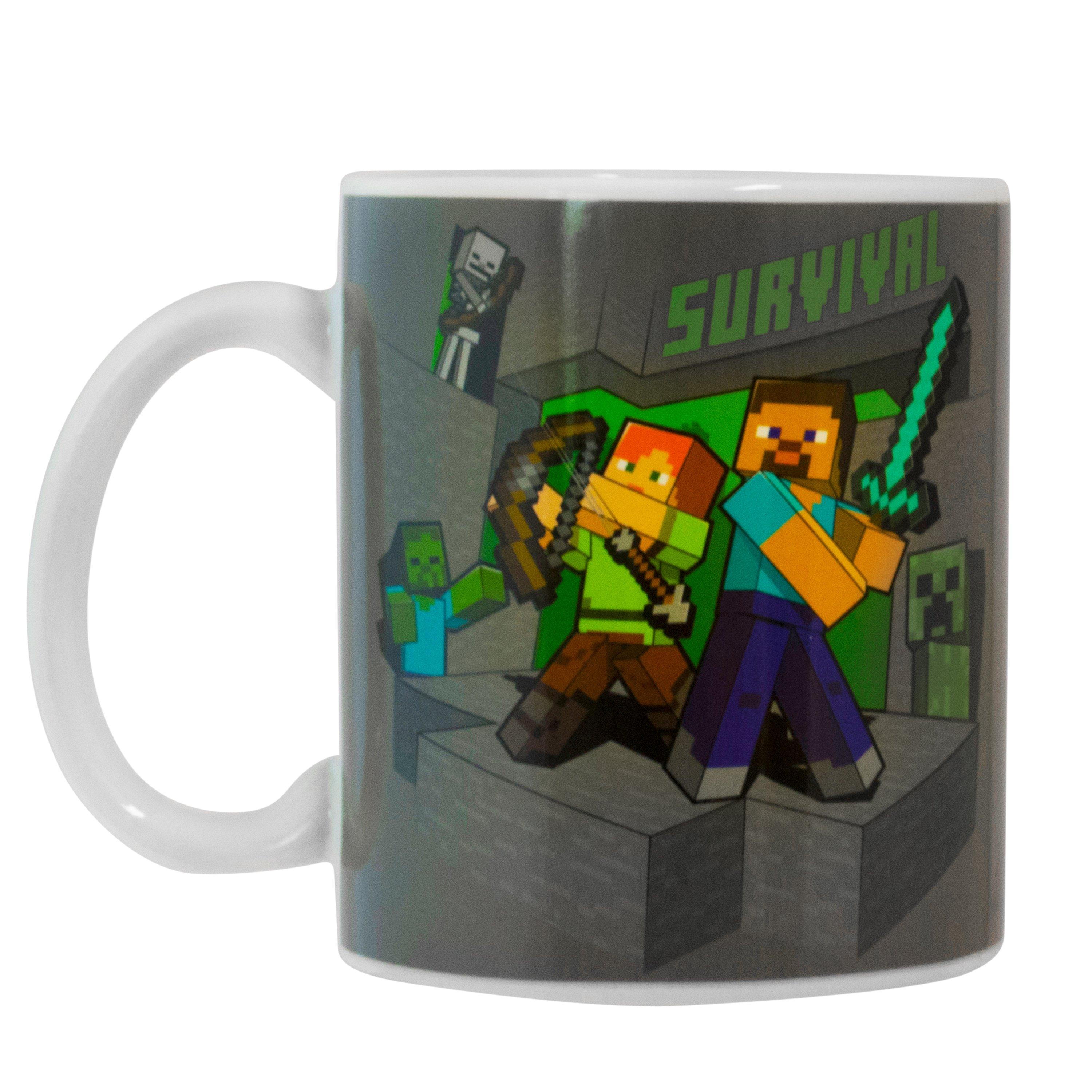 ple - Minecraft - Minecraft Mug with Ceramic Handle Colour Changing 11oz - 2