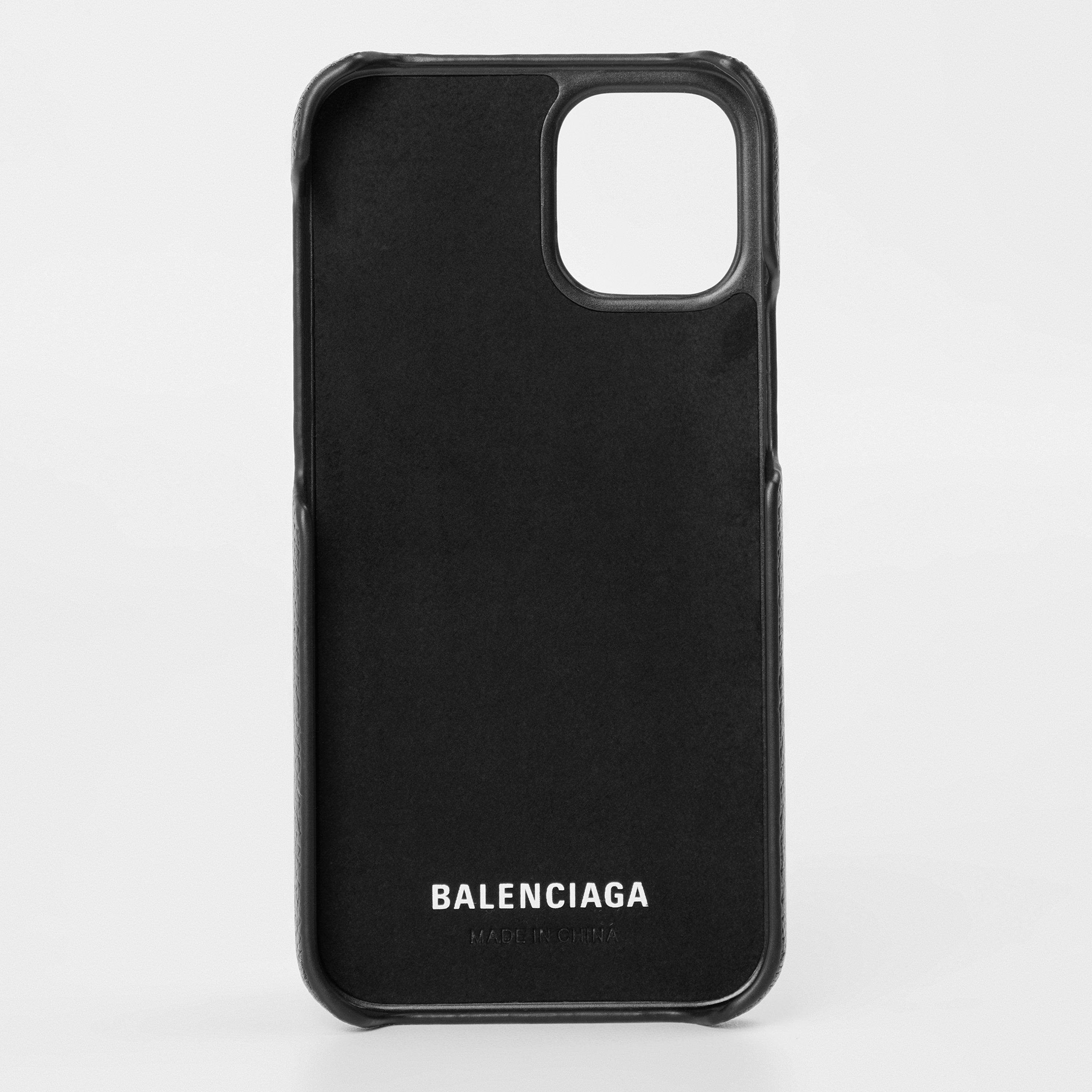Black/White - Balenciaga - Mens Phone Case - 2
