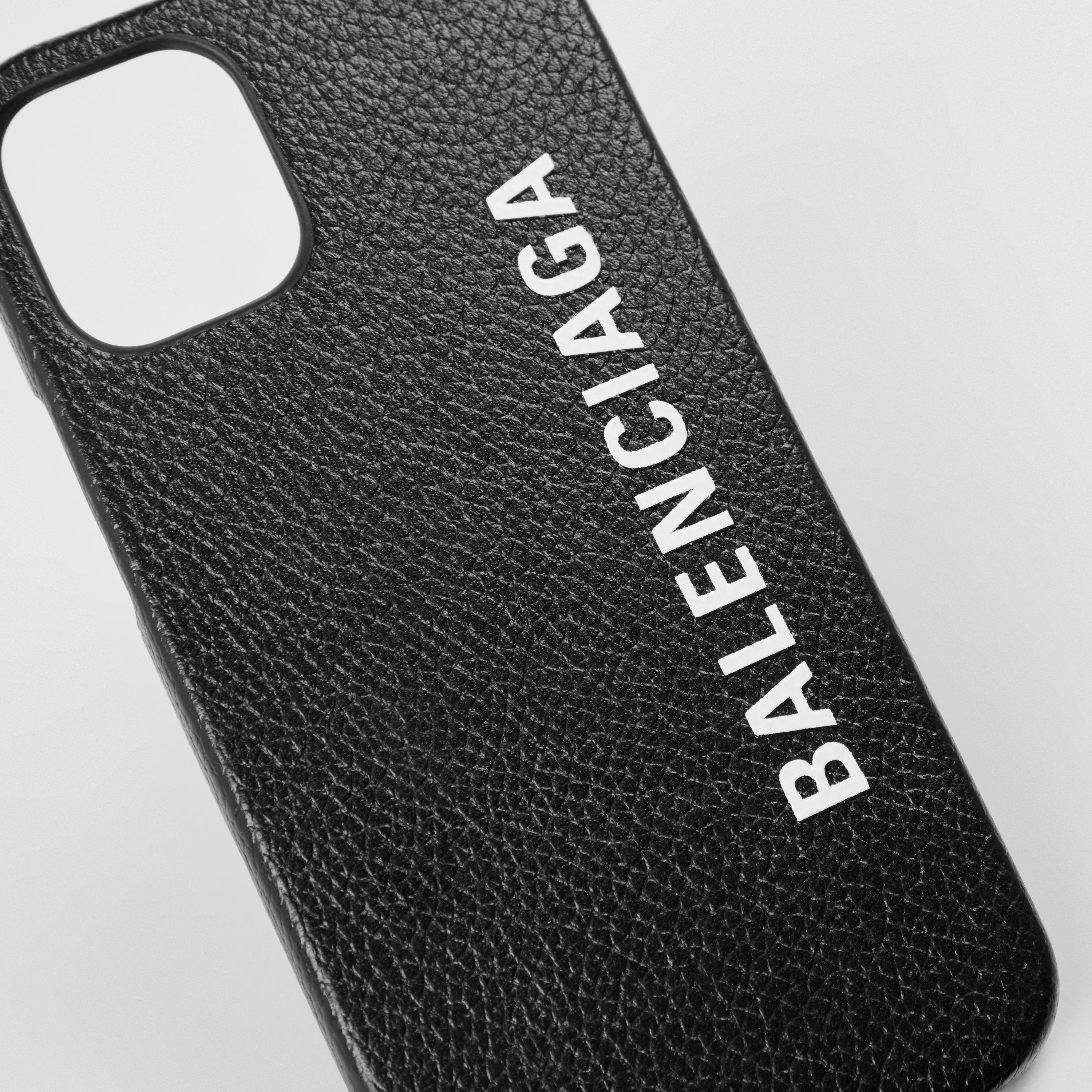 Black/White - Balenciaga - Mens Phone Case - 3