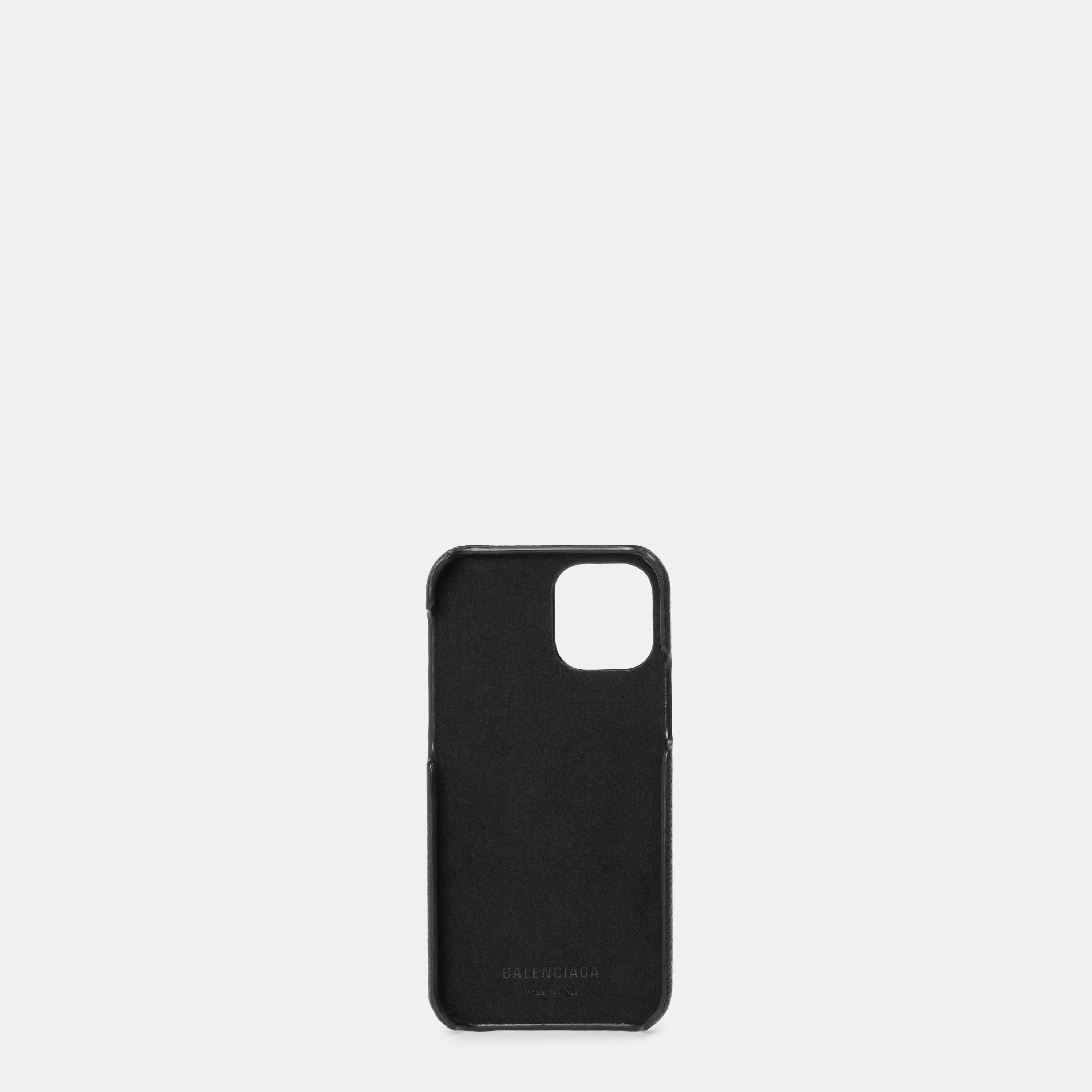 Black/L White - Balenciaga - Men's Phone Case - 2