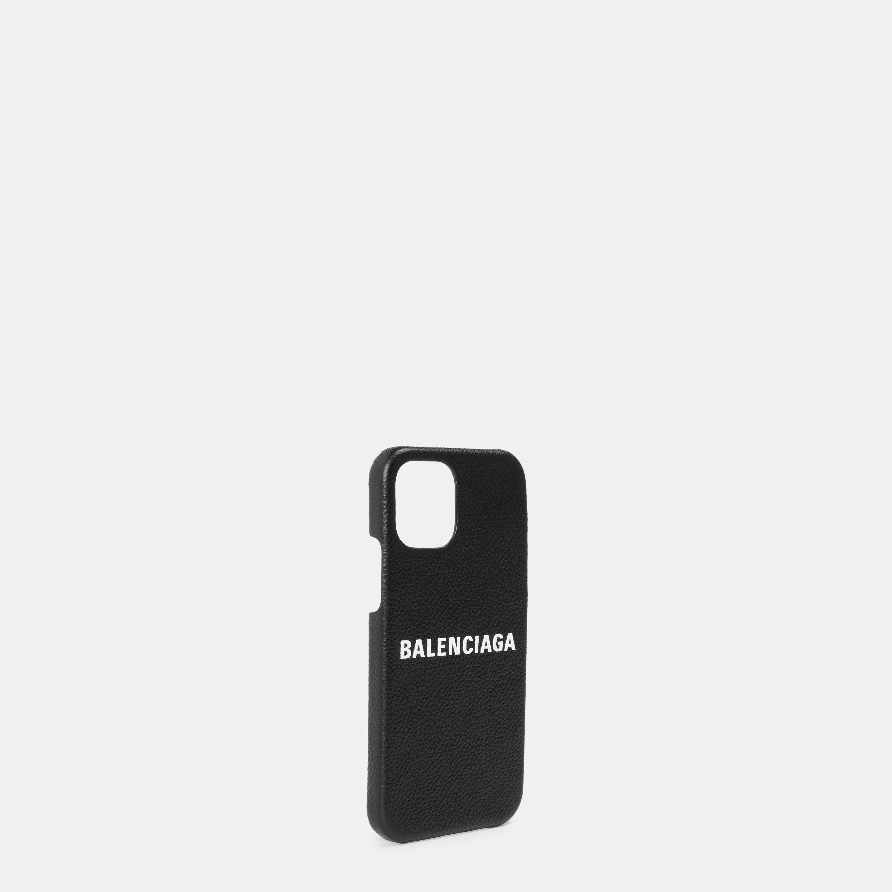 Black/L White - Balenciaga - Men's Phone Case - 3