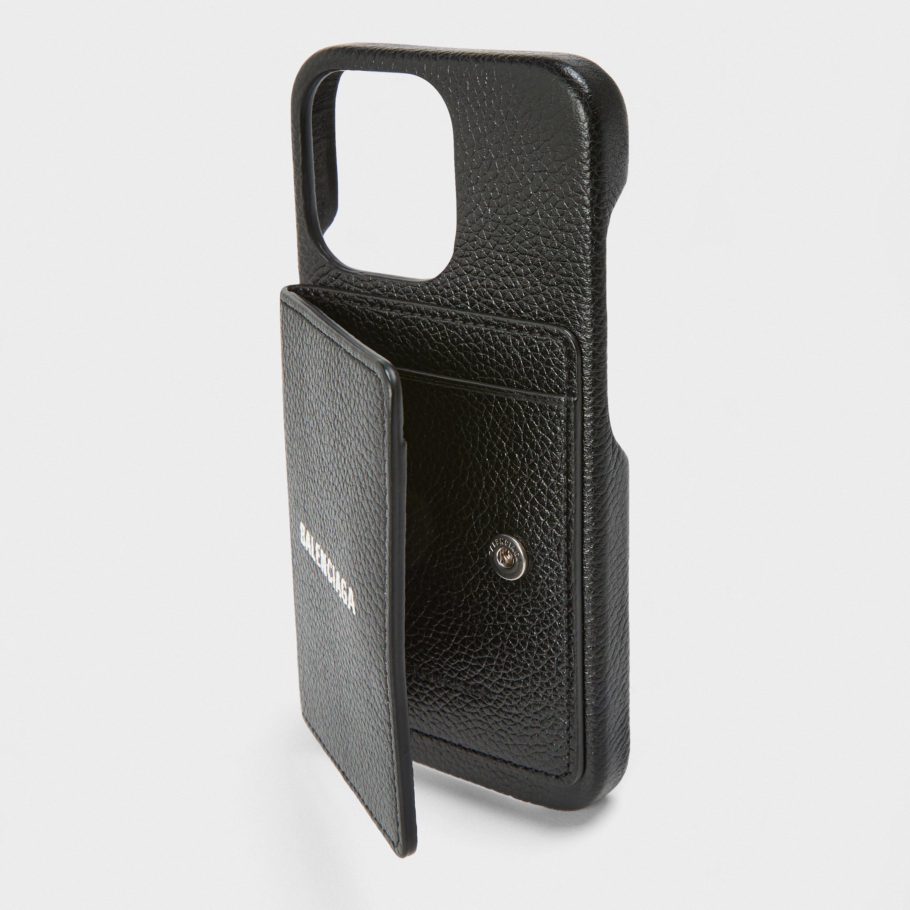 Black/L White - Balenciaga - Men's Phone Case - 3