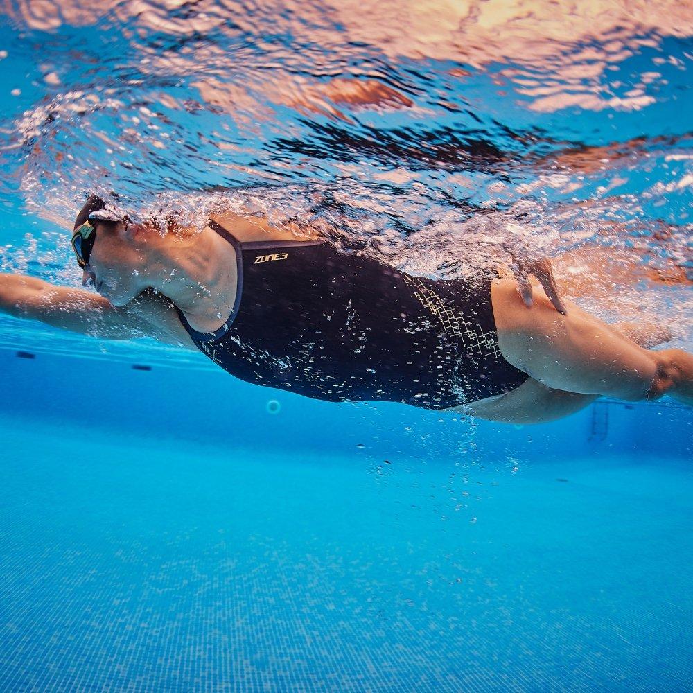 Schwarz - Zone3 - Iconic Bound Back Swim Suit - 2