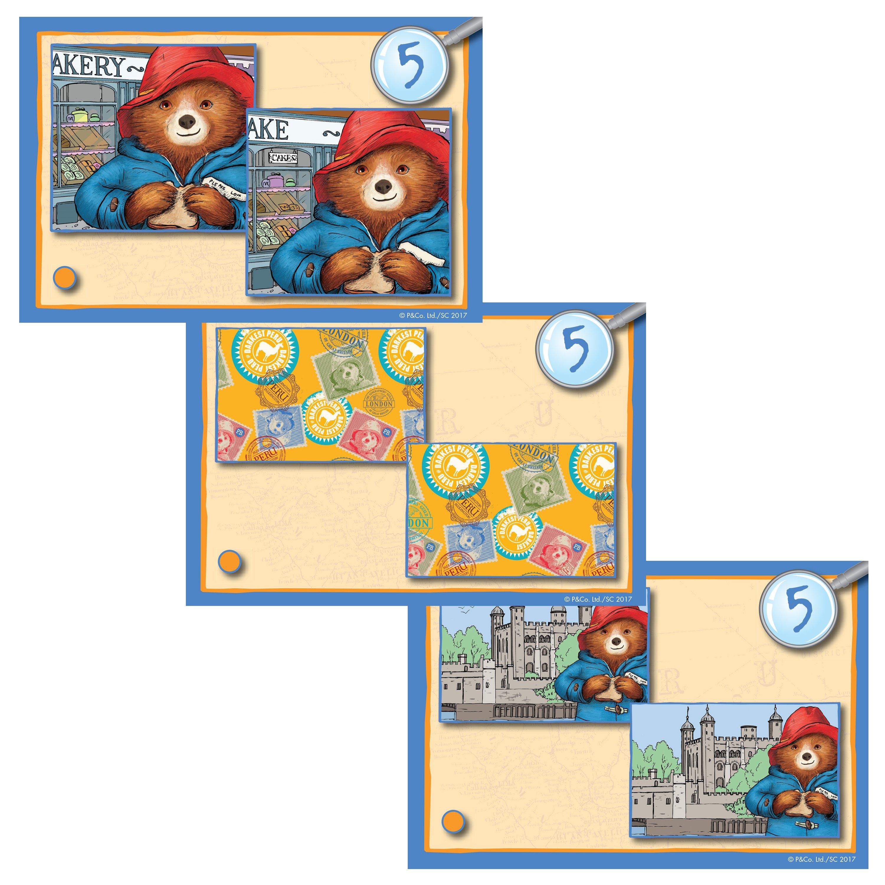 Paddington - University Games - Kids' Spot The Difference Card Games - 3