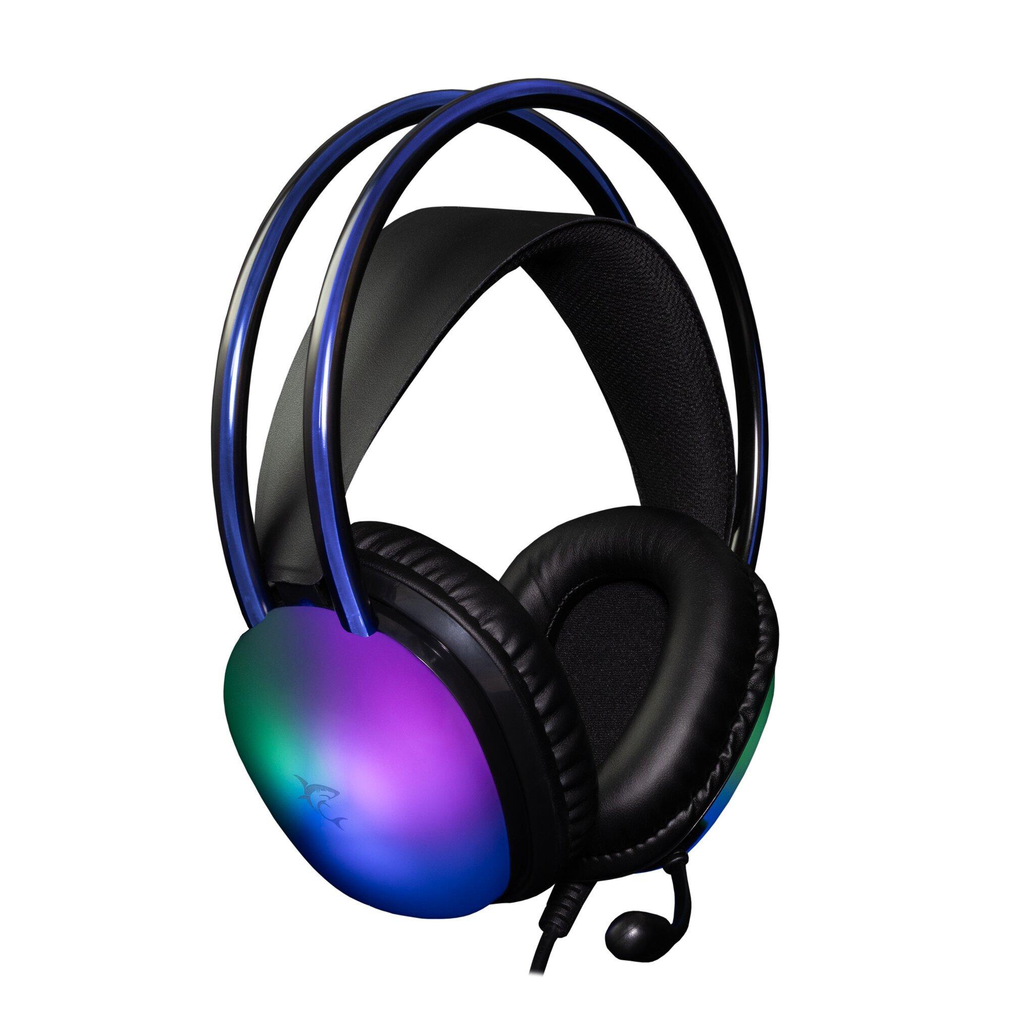 Black - White Shark - White Shark Peacock-2 Gaming Headset - 3
