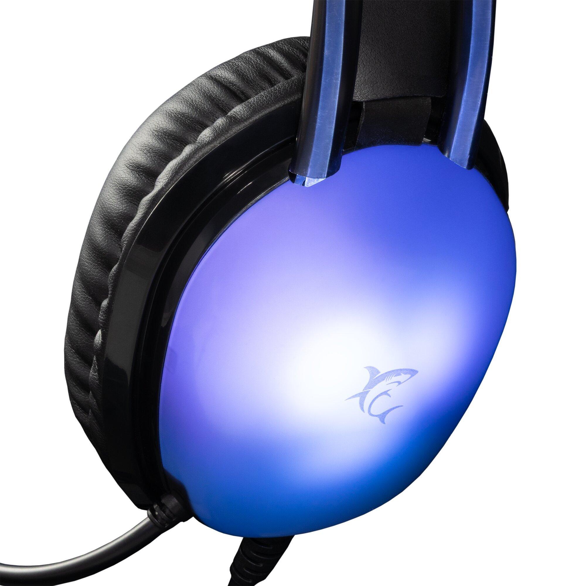 Black - White Shark - White Shark Peacock-2 Gaming Headset - 4