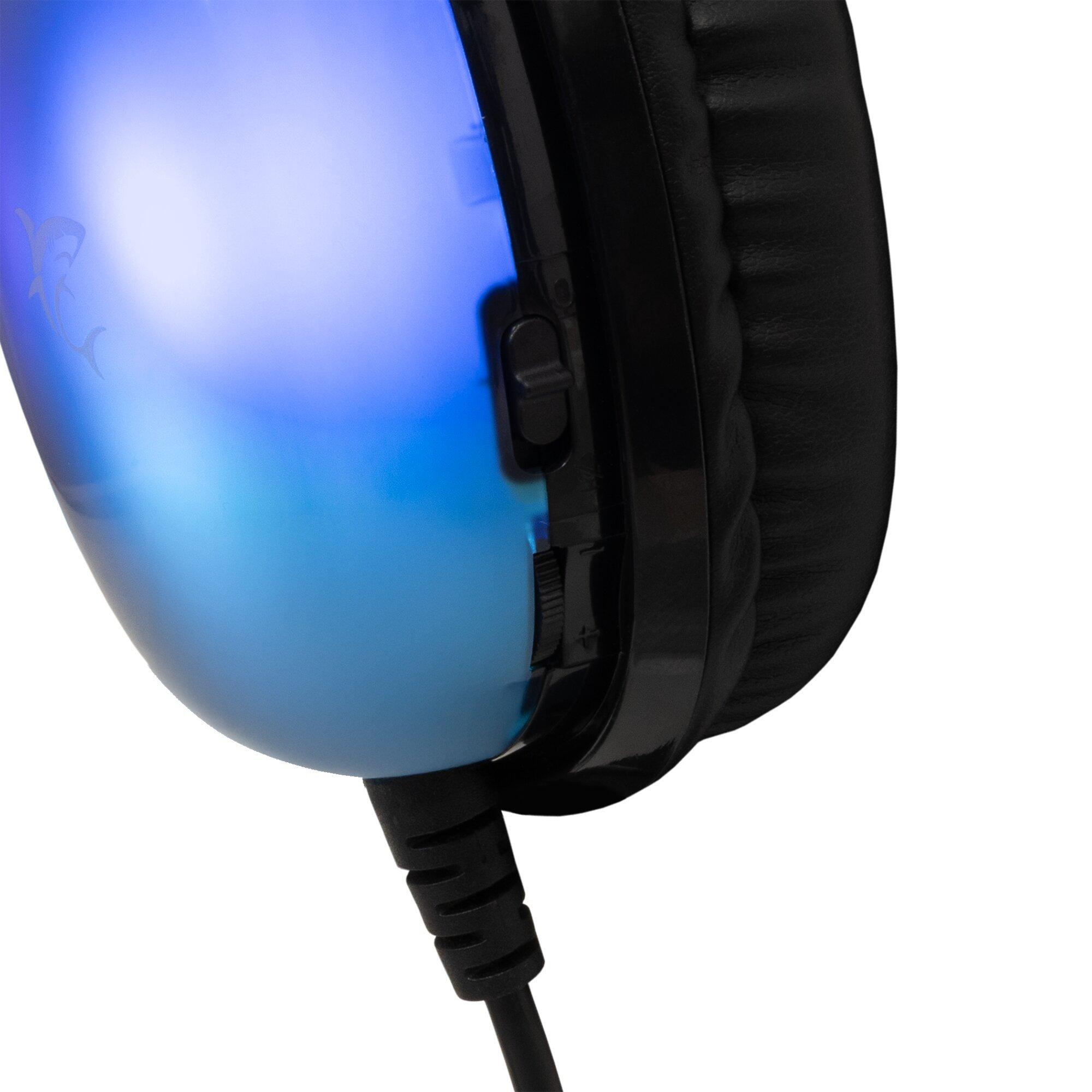 Black - White Shark - White Shark Peacock-2 Gaming Headset - 5