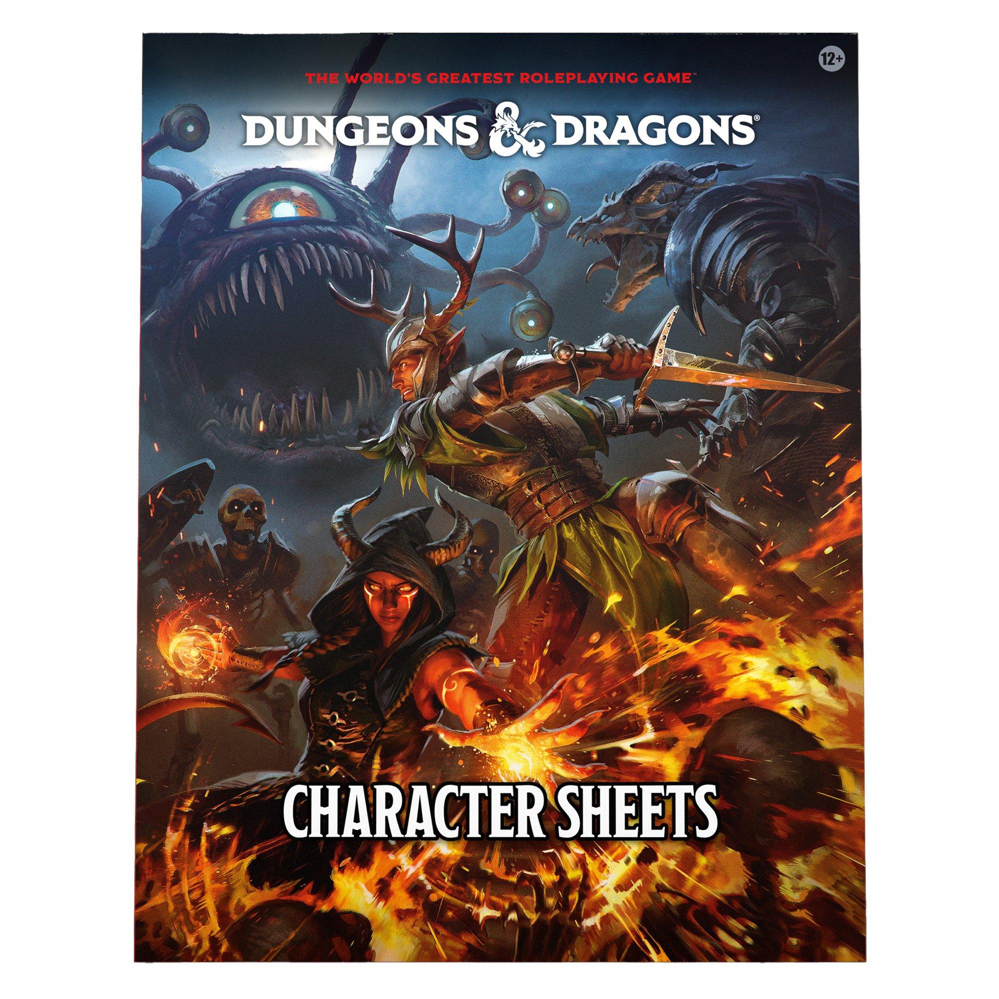 2024 - Dungeons and Dragons - Dungeons & Dragons Character sheets