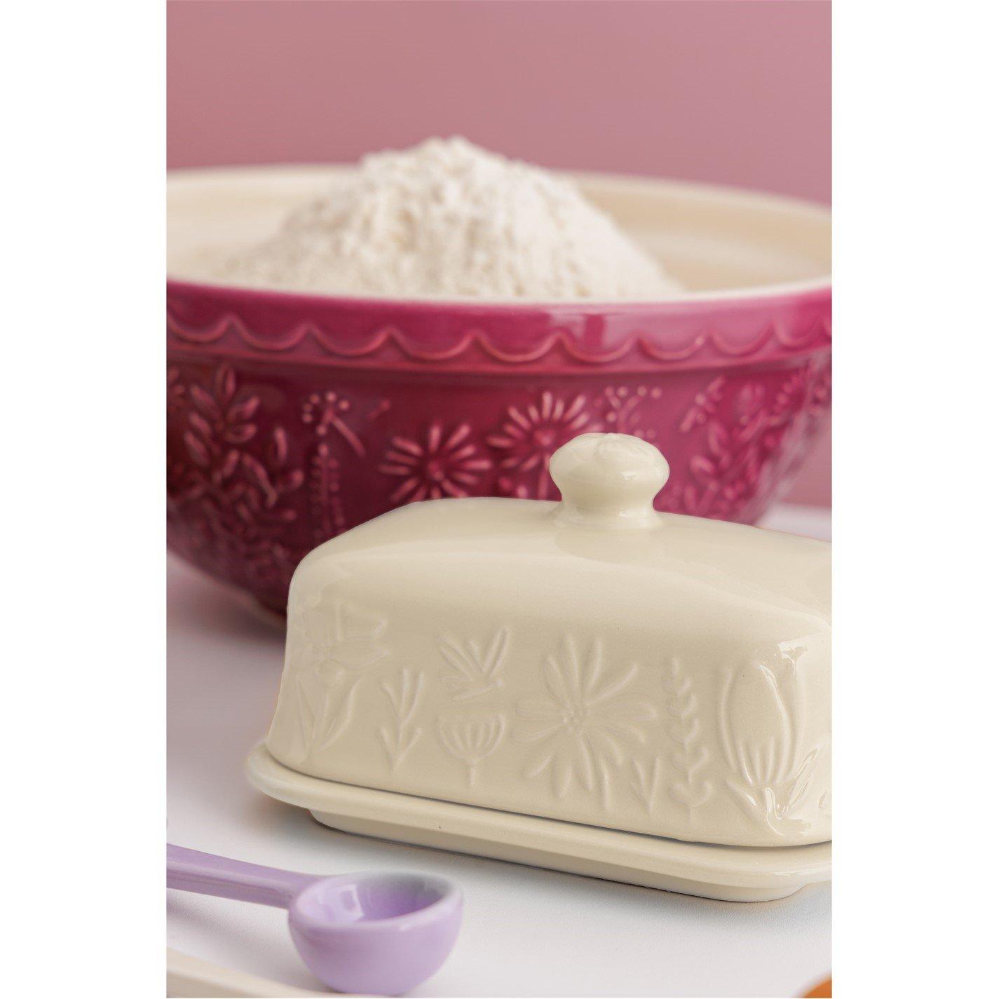 Cream - Mason Cash - In The Meadow Butter Dish - 1