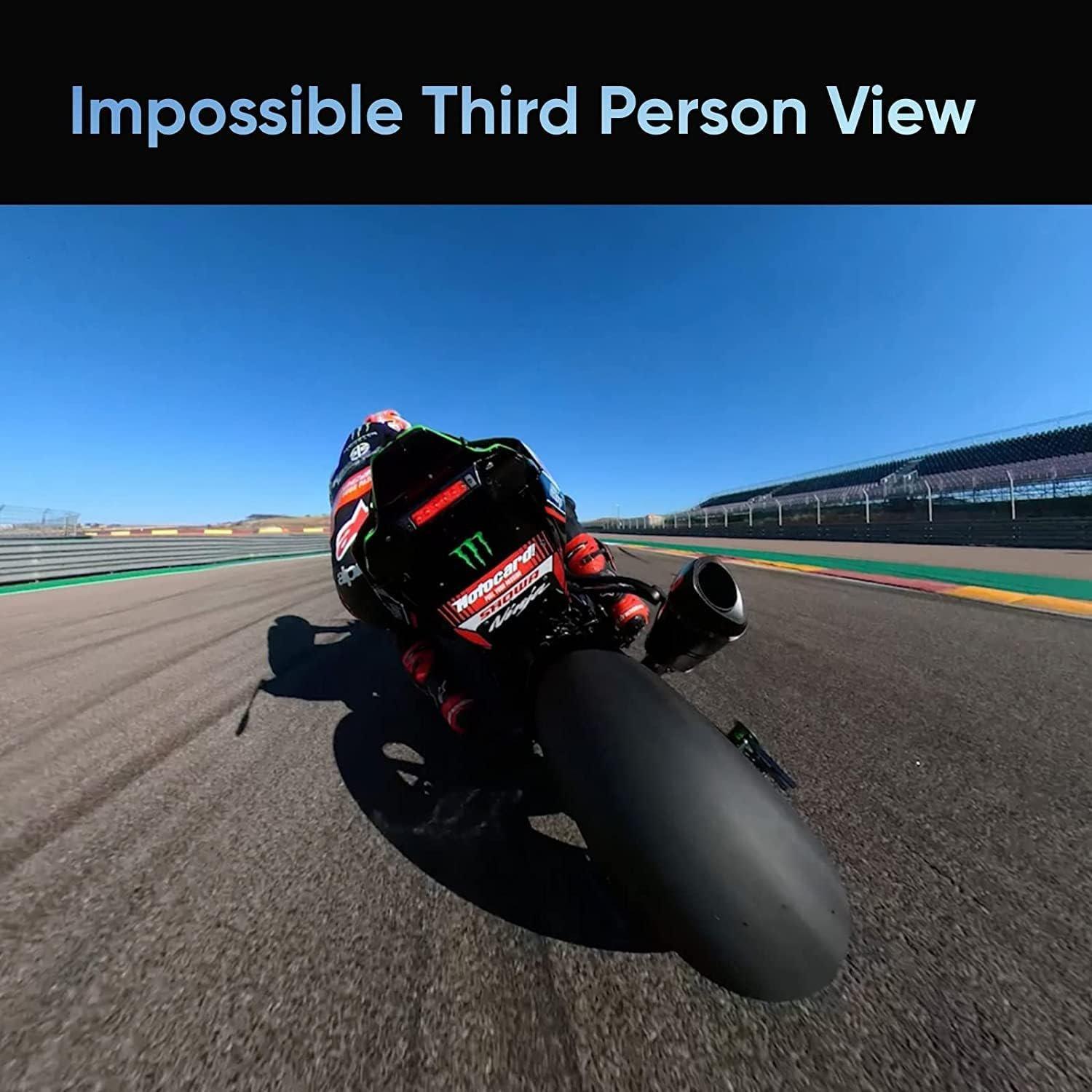 Black - Insta 360 - X3 Starter Bundle - Waterproof 360° Action Camera with 1/2 Inch Sensor - 6