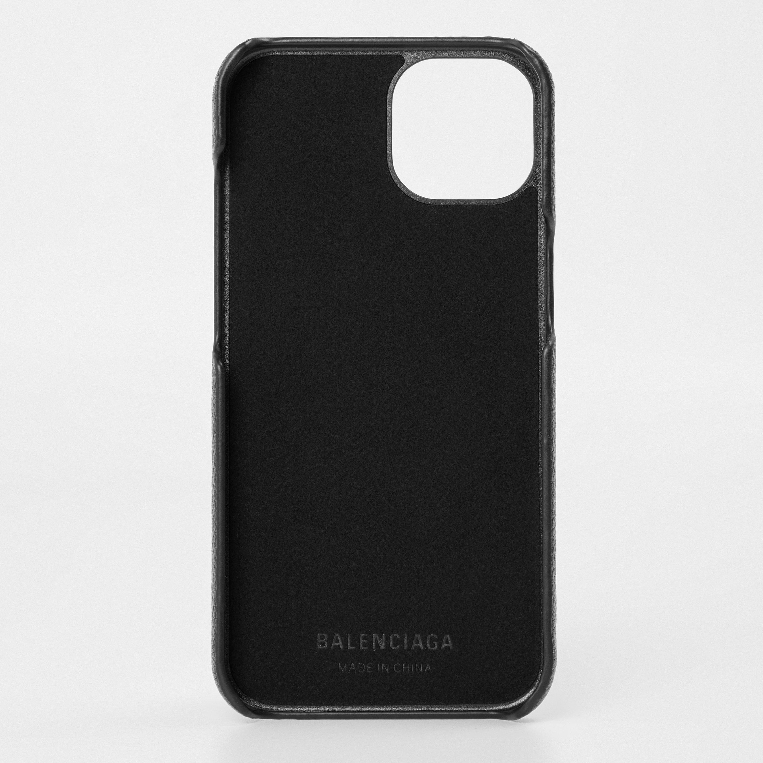 Black/L White - Balenciaga - Mens Phone Case - 2