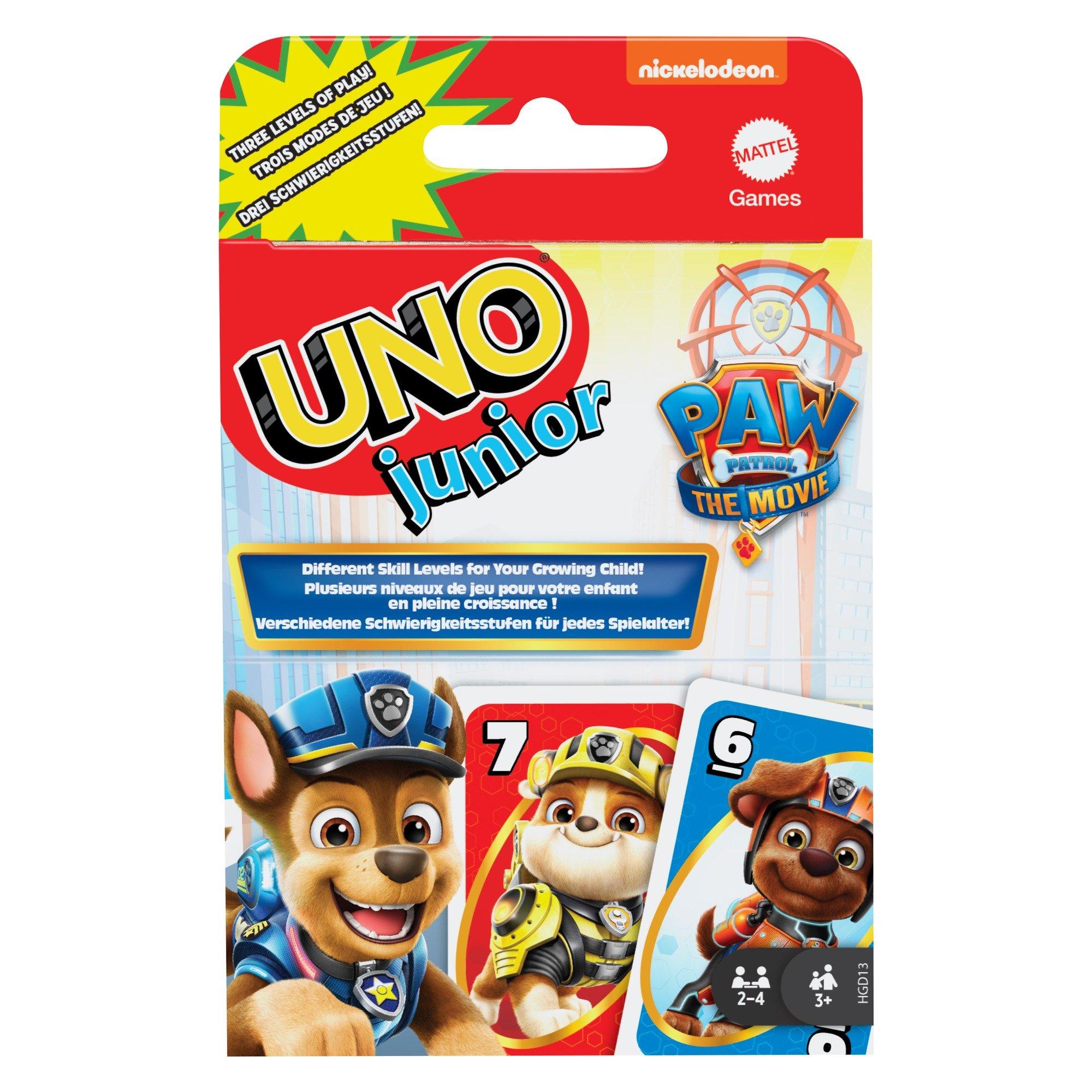 Paw Patrol - Mattel - Kids Uno Junior Board Game - 1