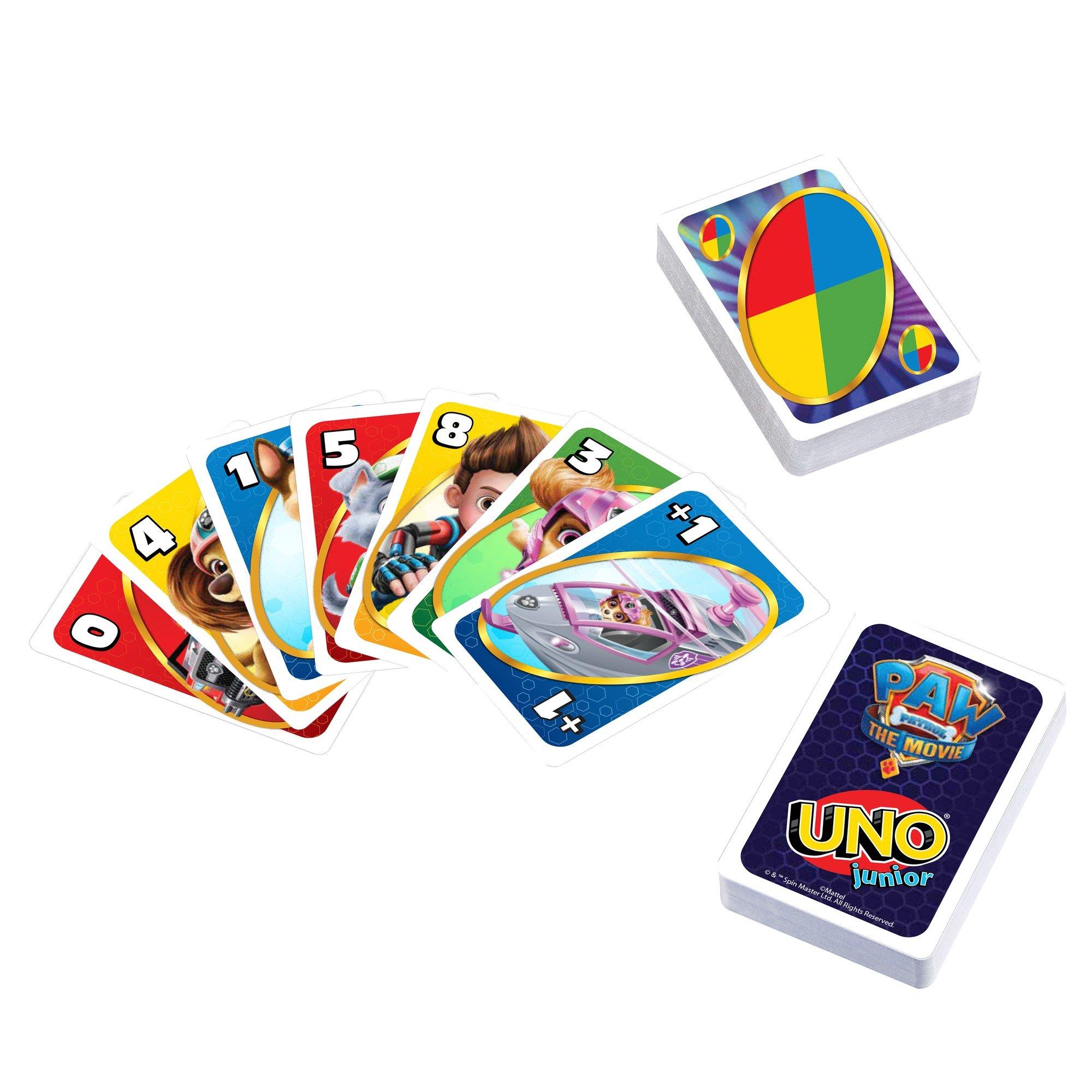 Paw Patrol - Mattel - Kids Uno Junior Board Game - 2
