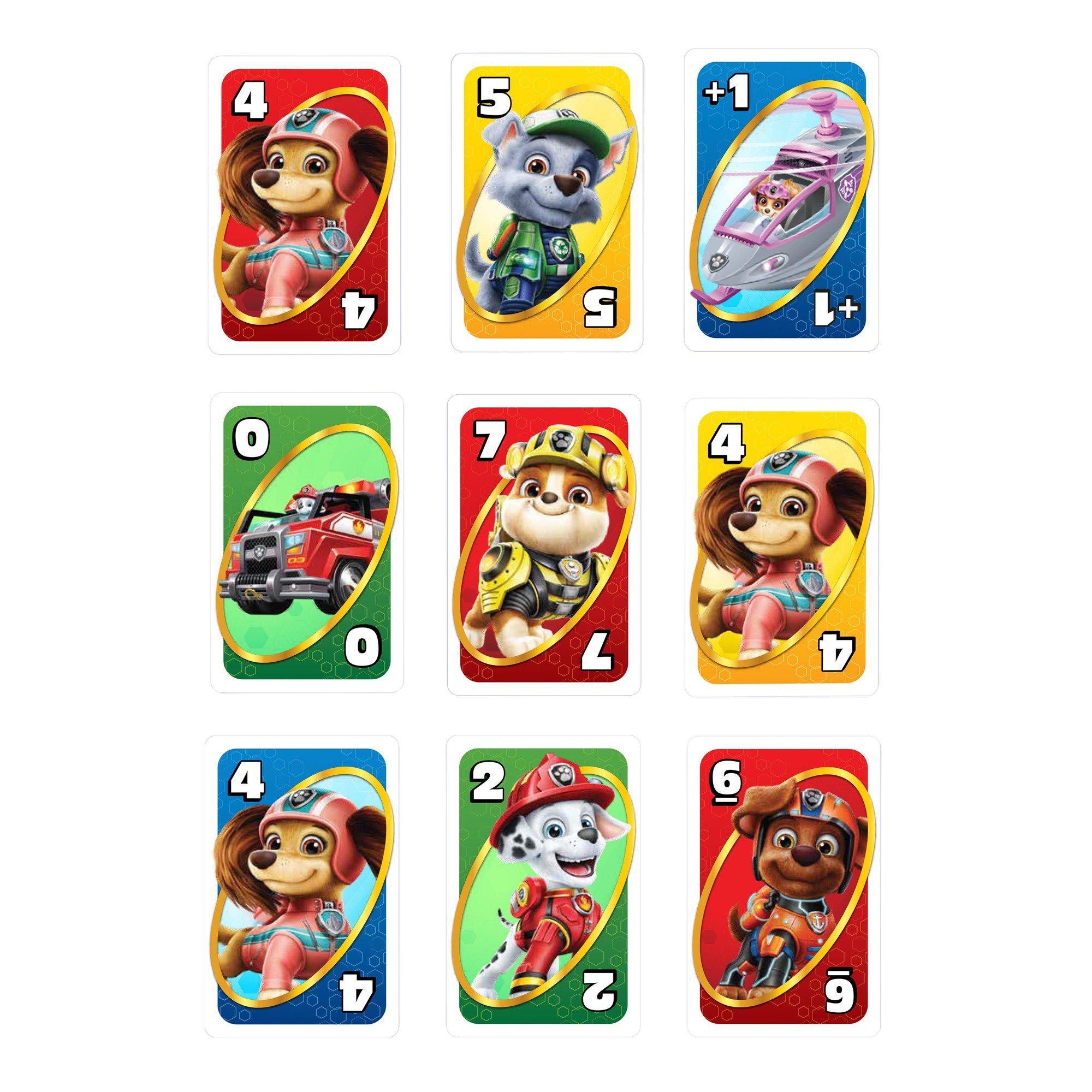 Paw Patrol - Mattel - Kids Uno Junior Board Game - 3