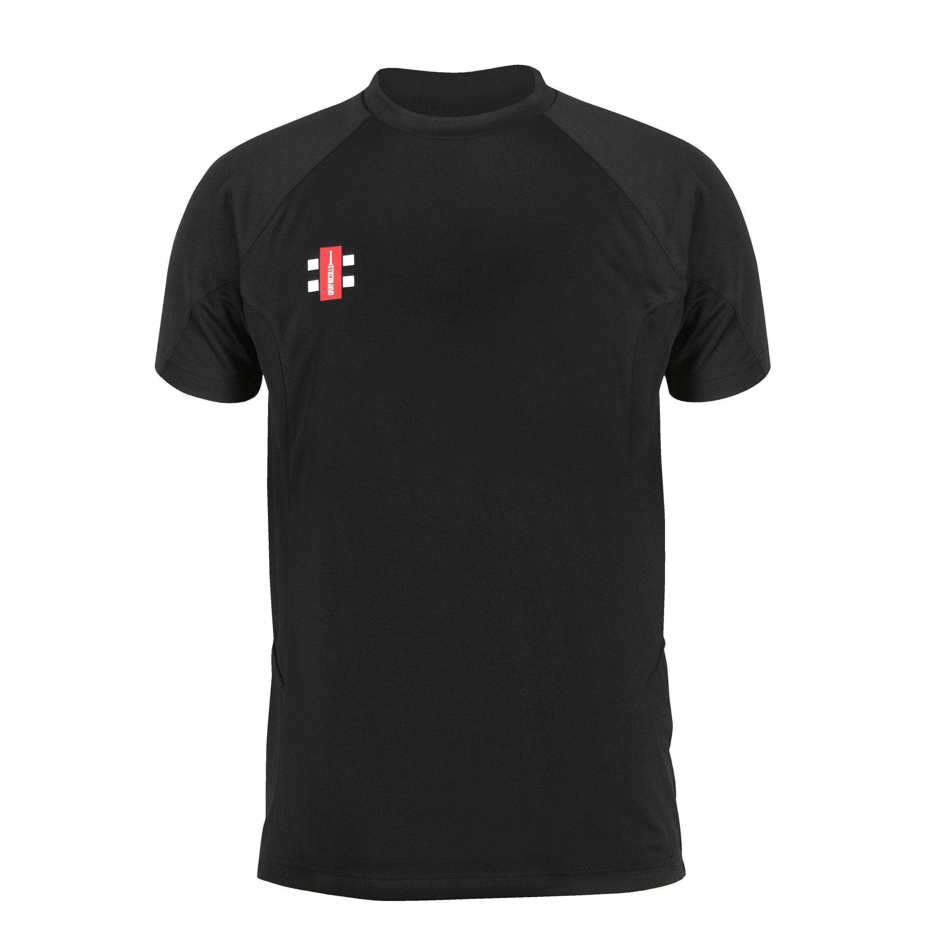 Black - Gray Nicolls - Men's Bamboo Short-Sleeve Performance T-Shirt