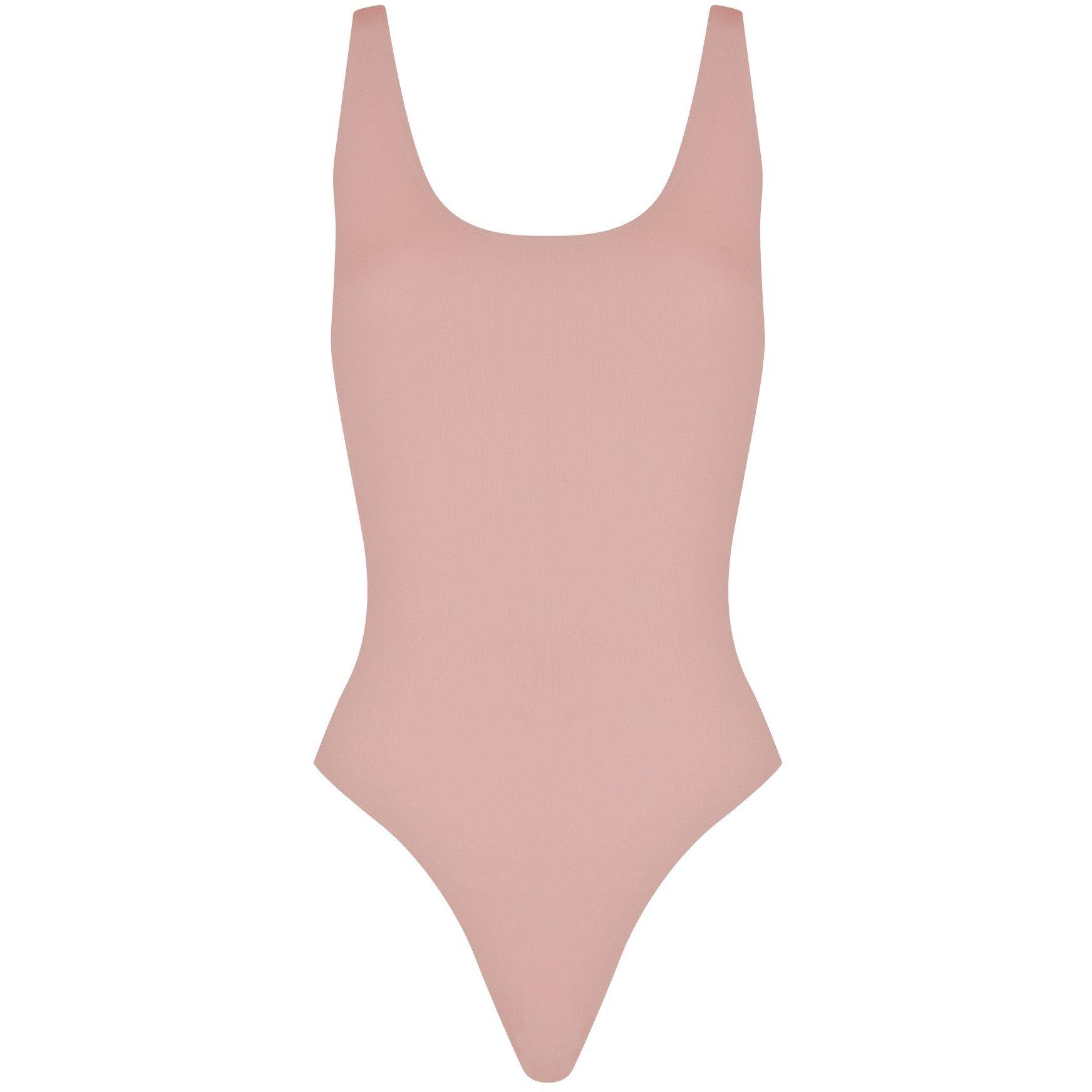 Powder Pink - Wolford - Women's Beauty Shapewear Bodysuit - 1