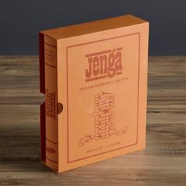 Hasbro GAME Jenga Vintage Bookshelf Edition