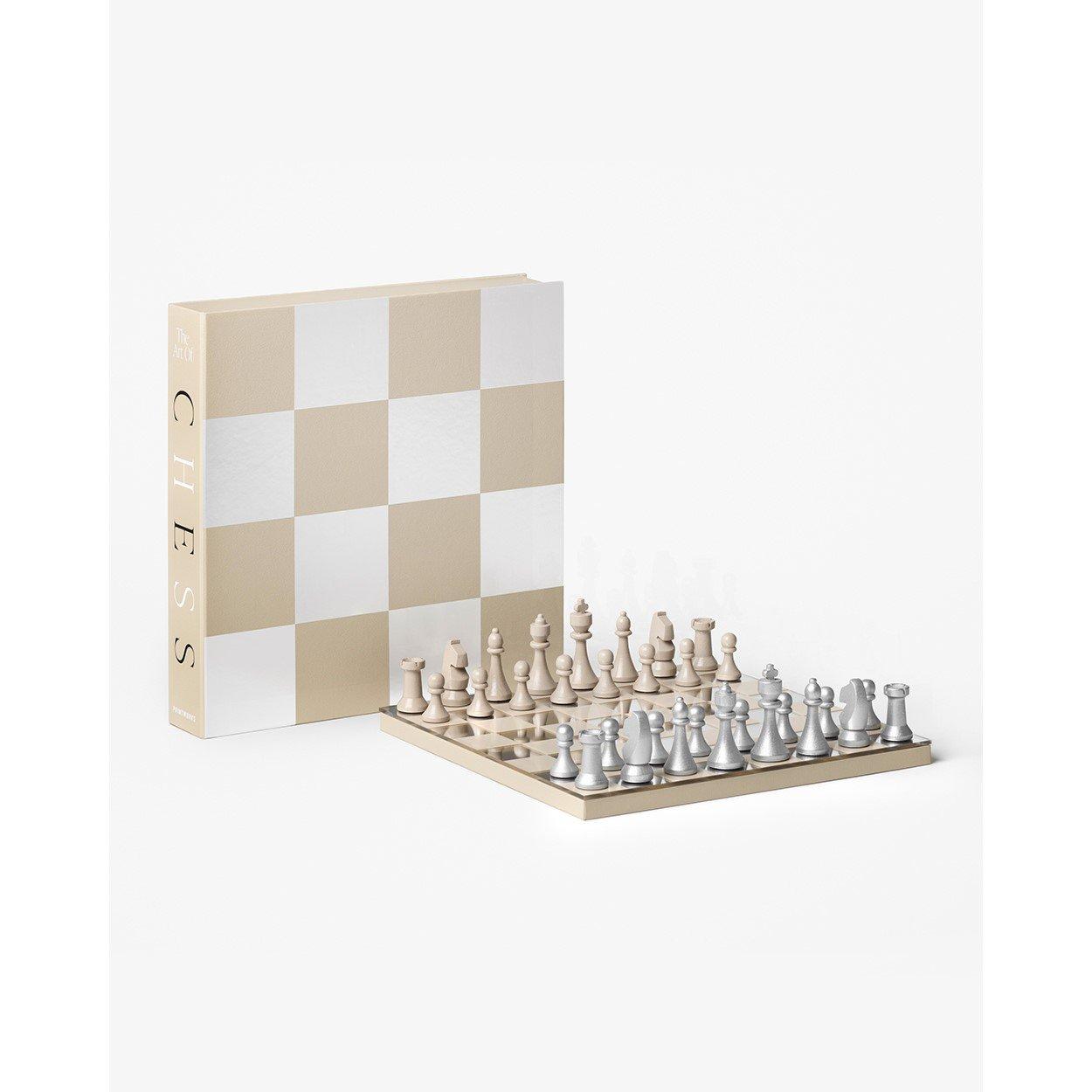 Silver - Printworks - Unisex Classic Art of Chess Mirror Board Game - 5